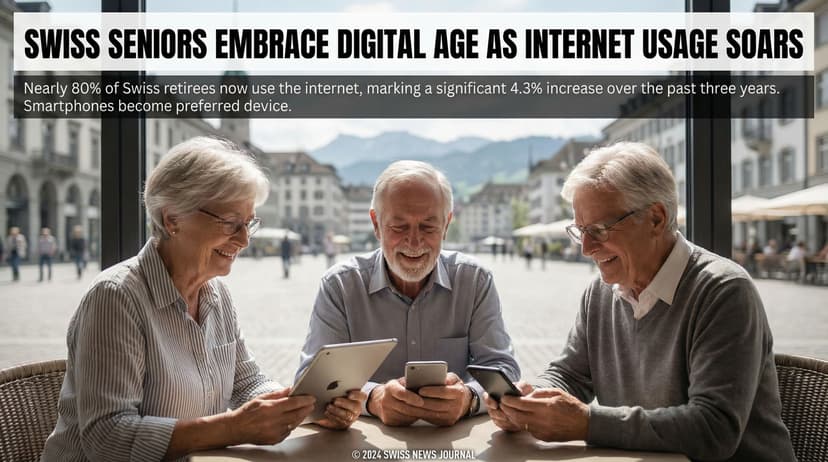 Swiss seniors embrace digital age as internet usage soars