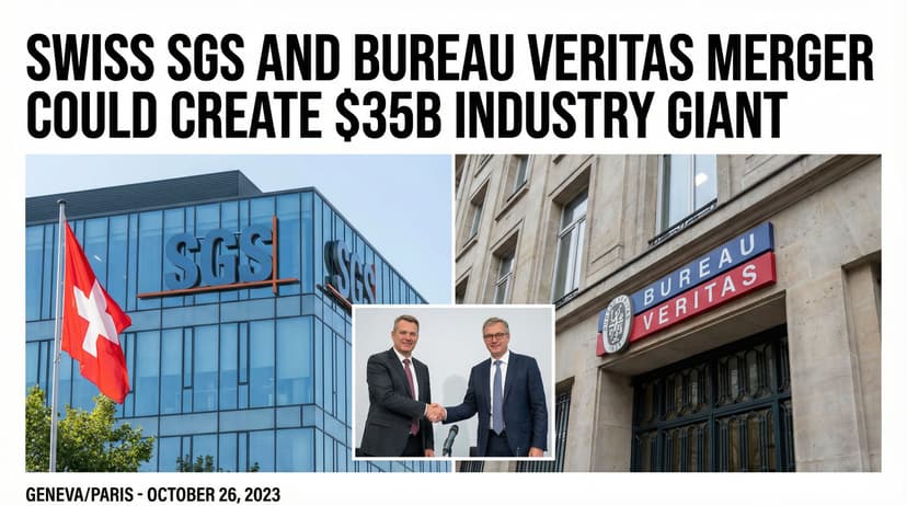 Swiss SGS and Bureau Veritas Merger Could Create $35B Industry Giant