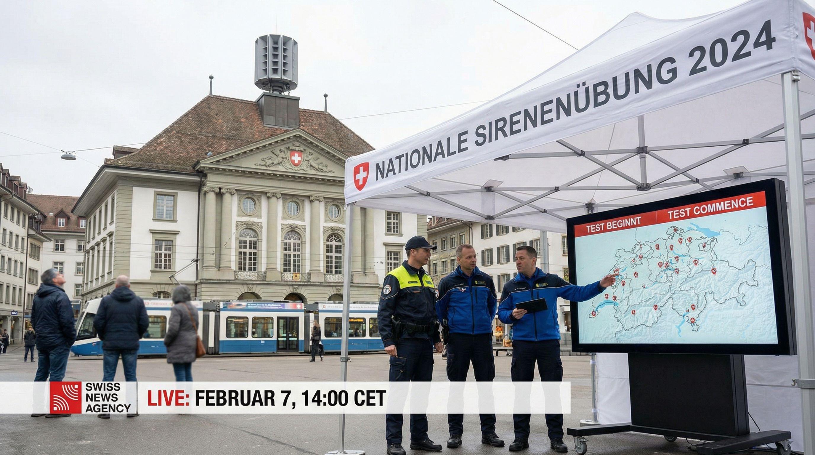 Nationwide Siren Test Proceeds Despite False Alarm in Aargau