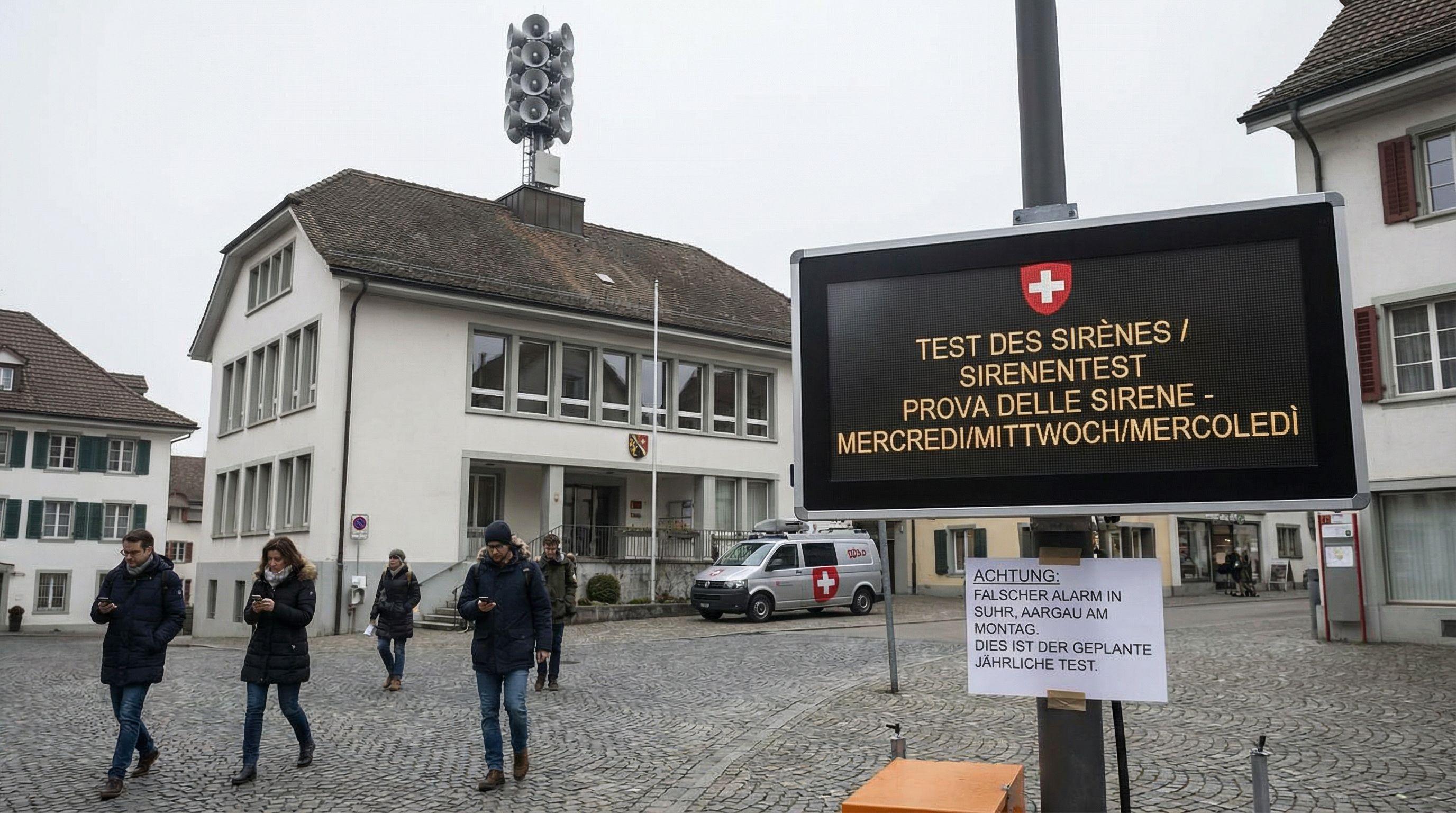 Switzerland Prepares for Annual Siren Test Following False Alarm in Aargau