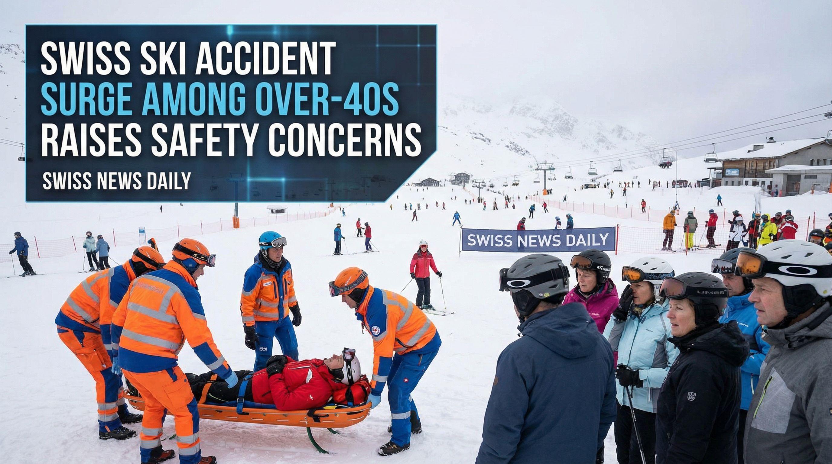 Swiss Ski Accident Surge Among Over-40s Raises Safety Concerns