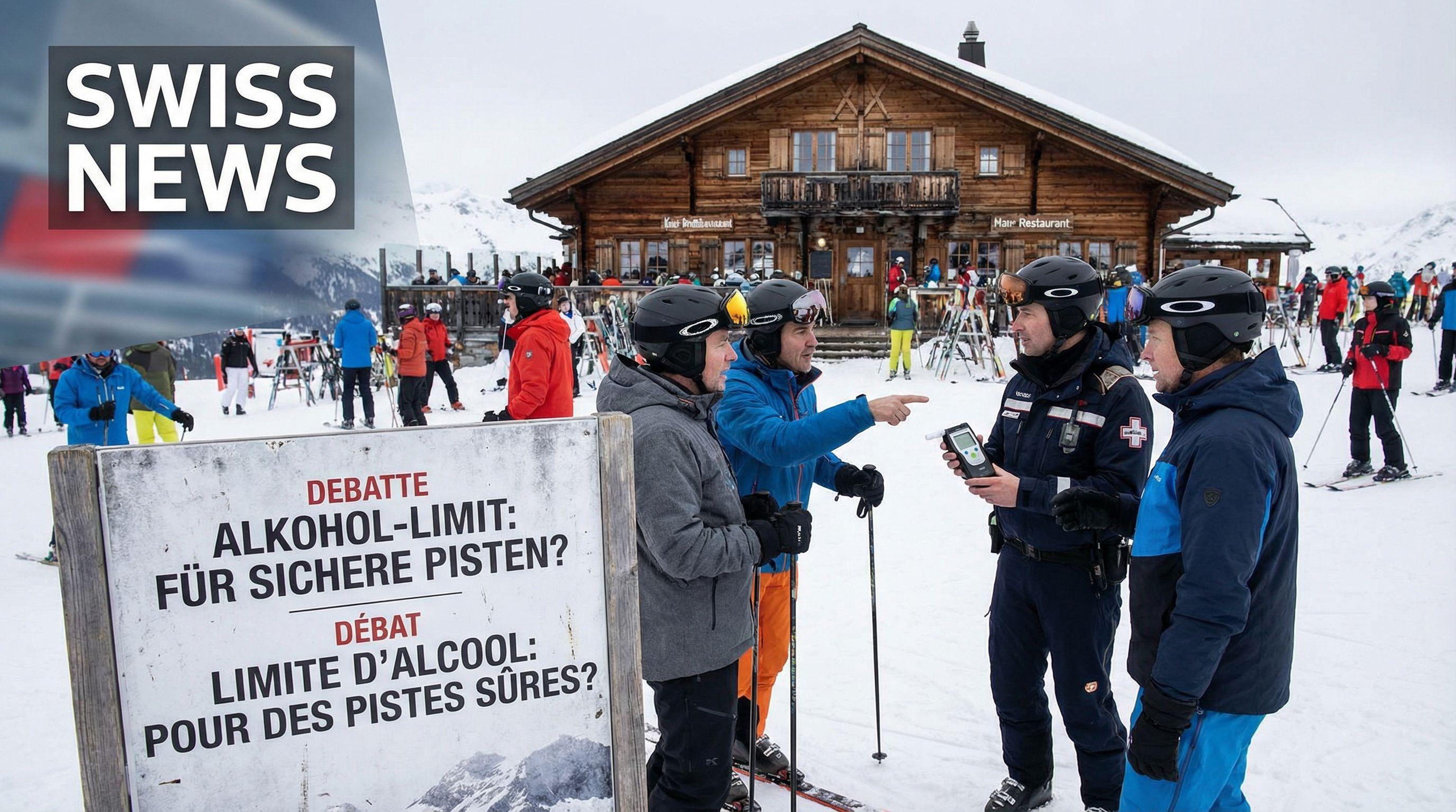 Debate Mounts in Switzerland Over Imposing Alcohol Limits for Skiers