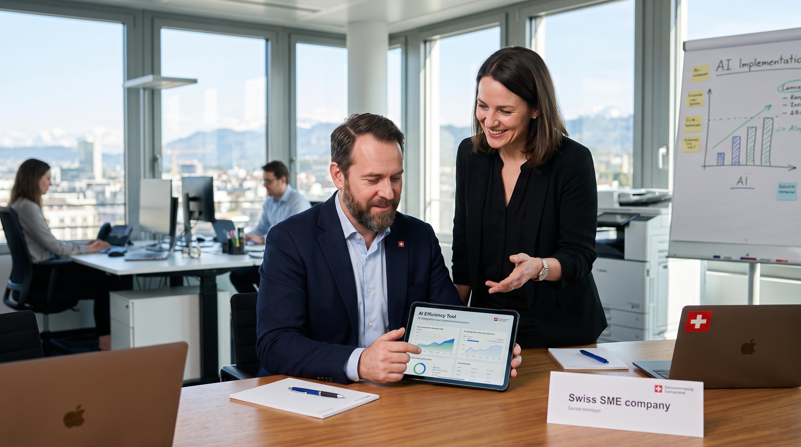 Swiss SMEs rapidly adopt AI without expecting major job losses