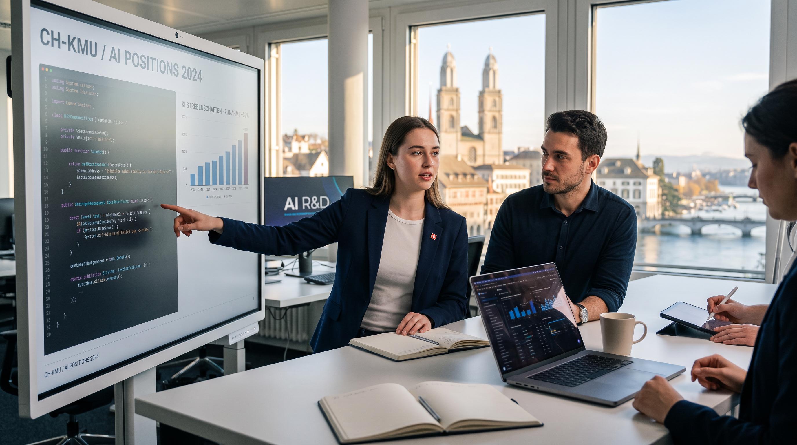 Swiss SMEs drive sharp rise in artificial-intelligence vacancies