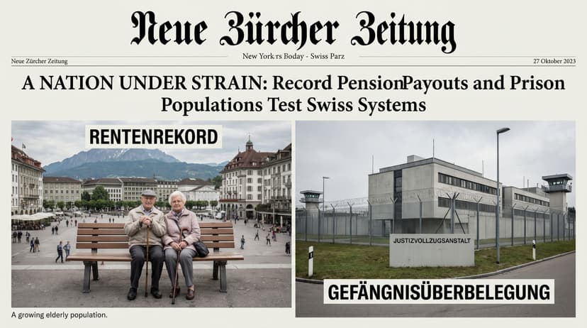 A Nation Under Strain: Record Pension Payouts and Prison Populations Test Swiss Systems