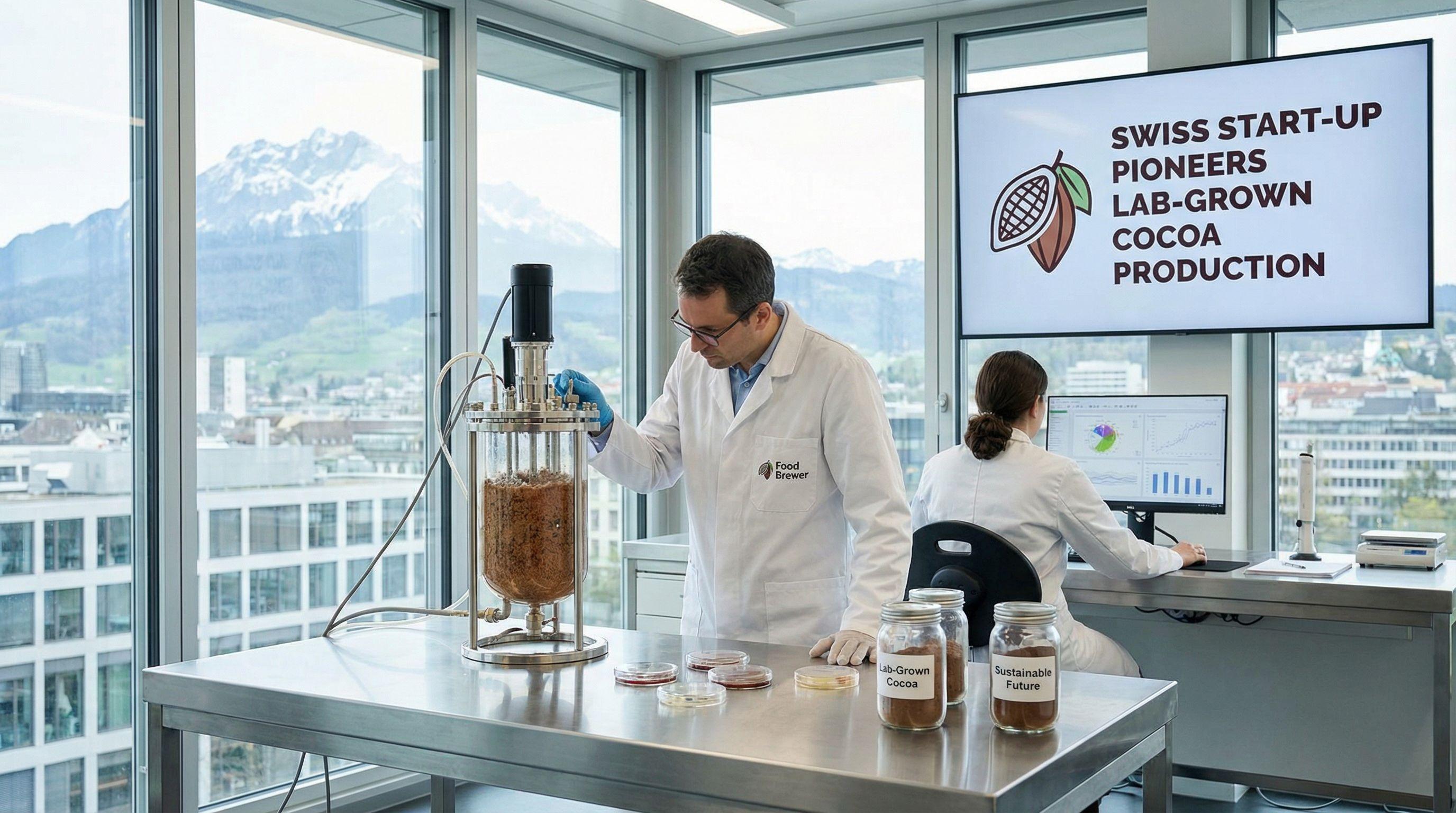 Swiss Start-up Pioneers Lab-Grown Cocoa Production