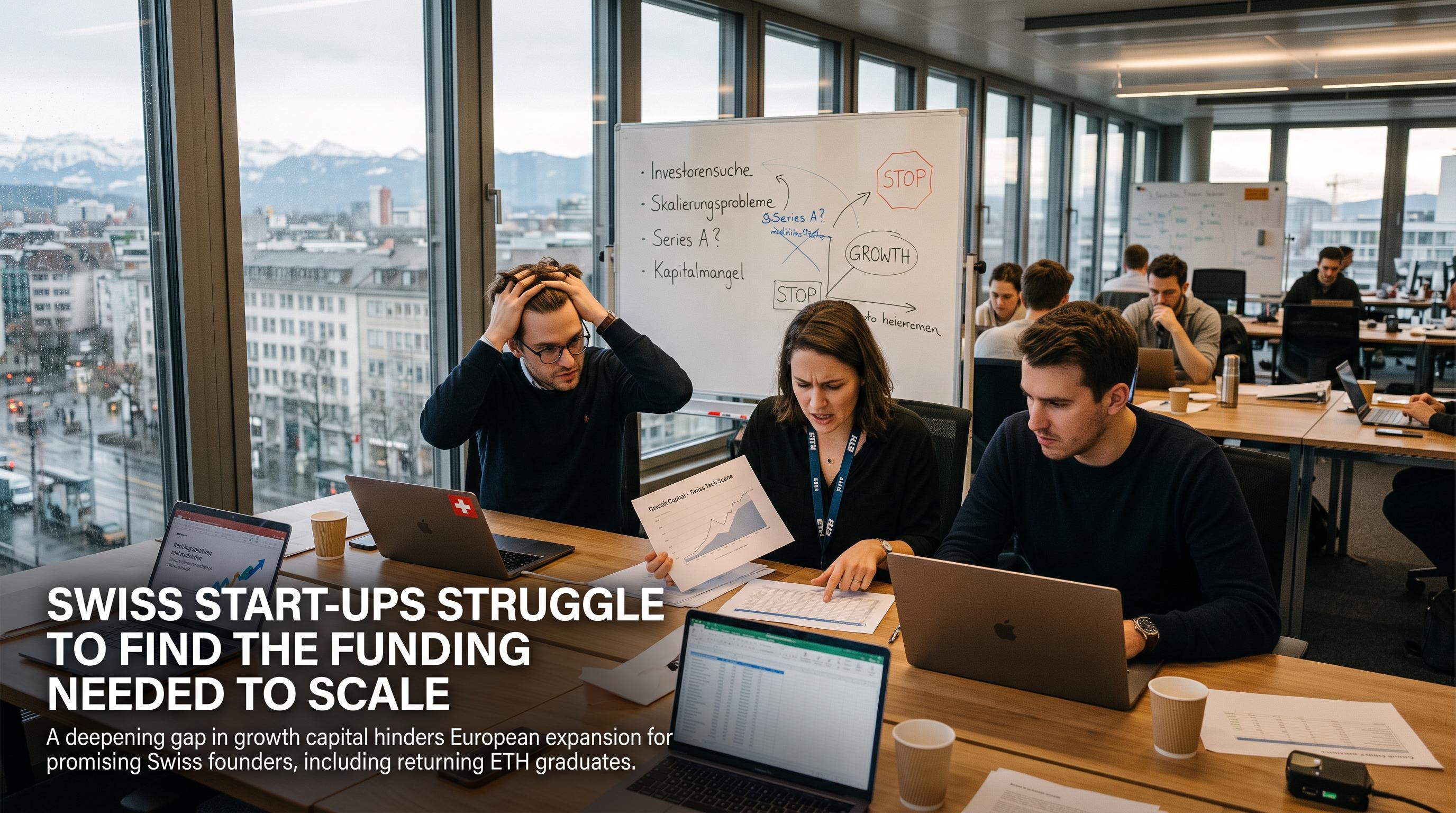 Swiss start-ups struggle to find the funding needed to scale