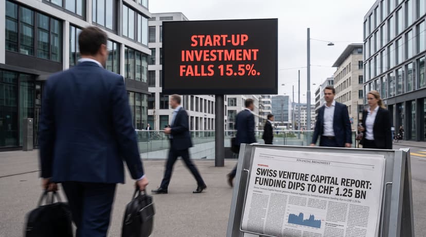 Investment in Swiss Start-ups Falls by Over 15% in First Half of Year