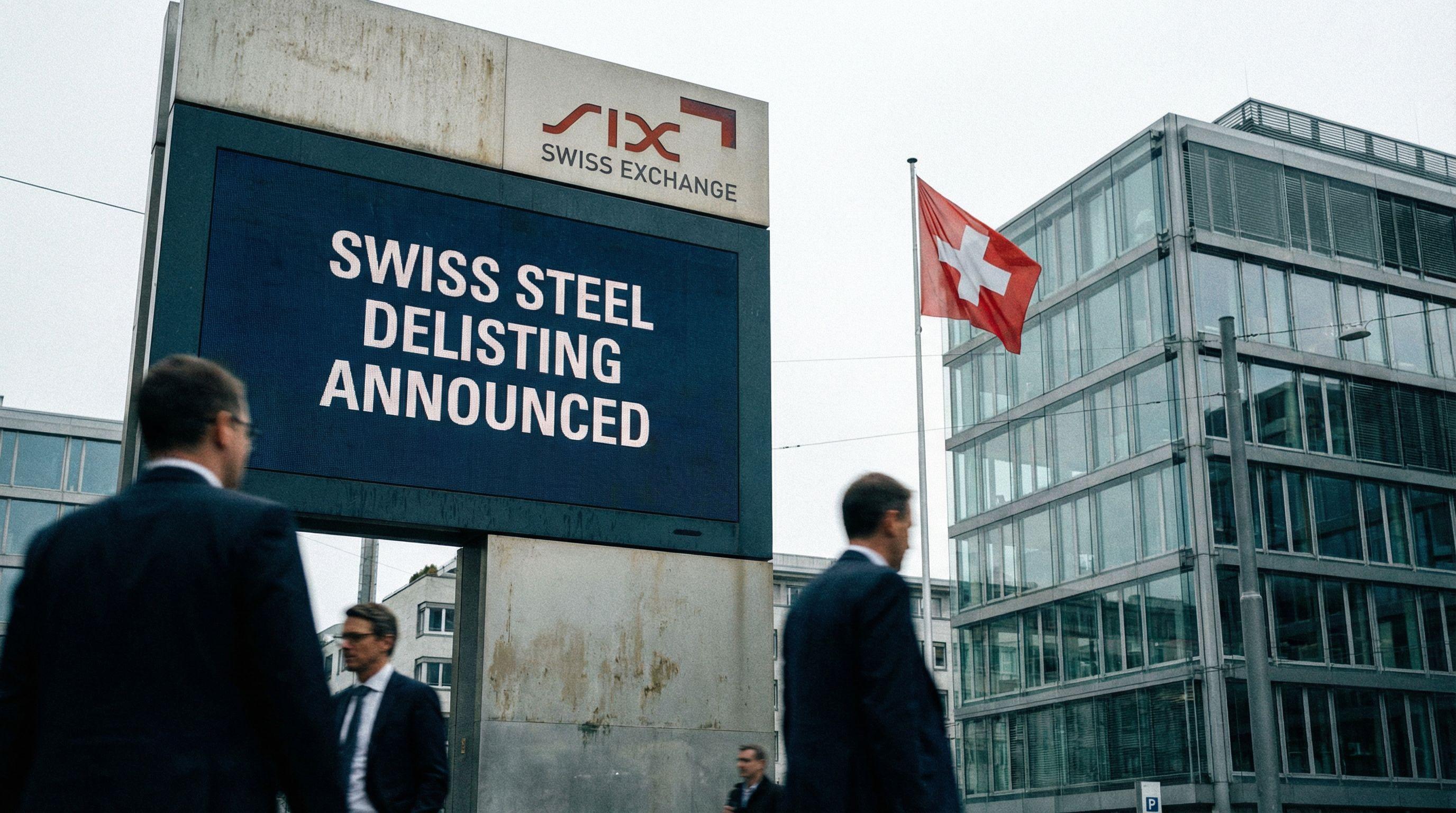 Swiss Steel's Historic Exit from Stock Exchange Signals Industry Shift