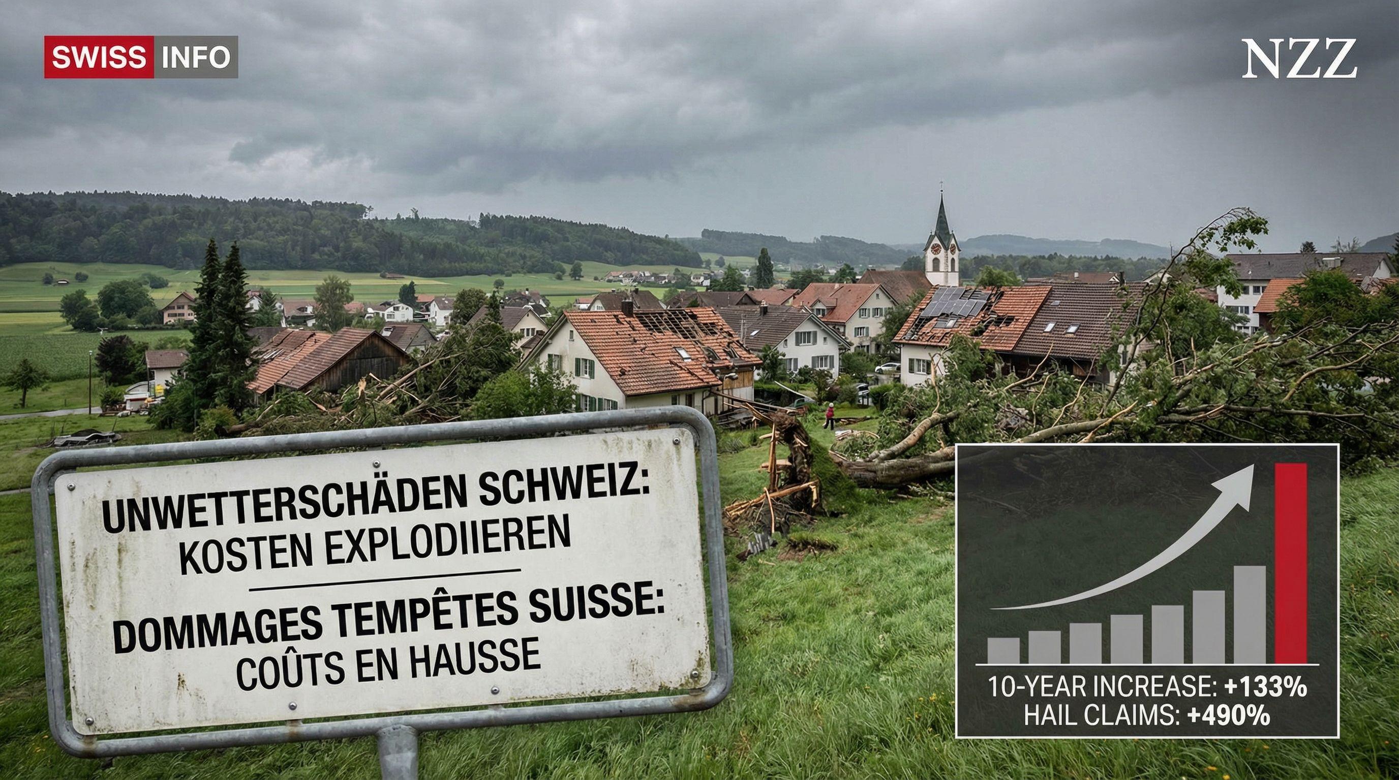 Swiss Storm Damage Costs Surge 133% in Decade