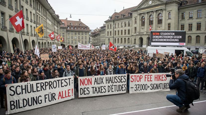 Swiss Students Protest Against University Fee Increases