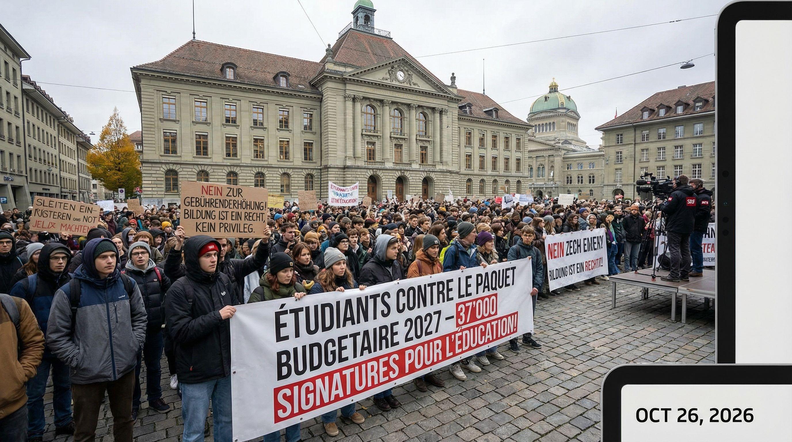 Swiss Students Protest Nationwide Against University Fee Increases