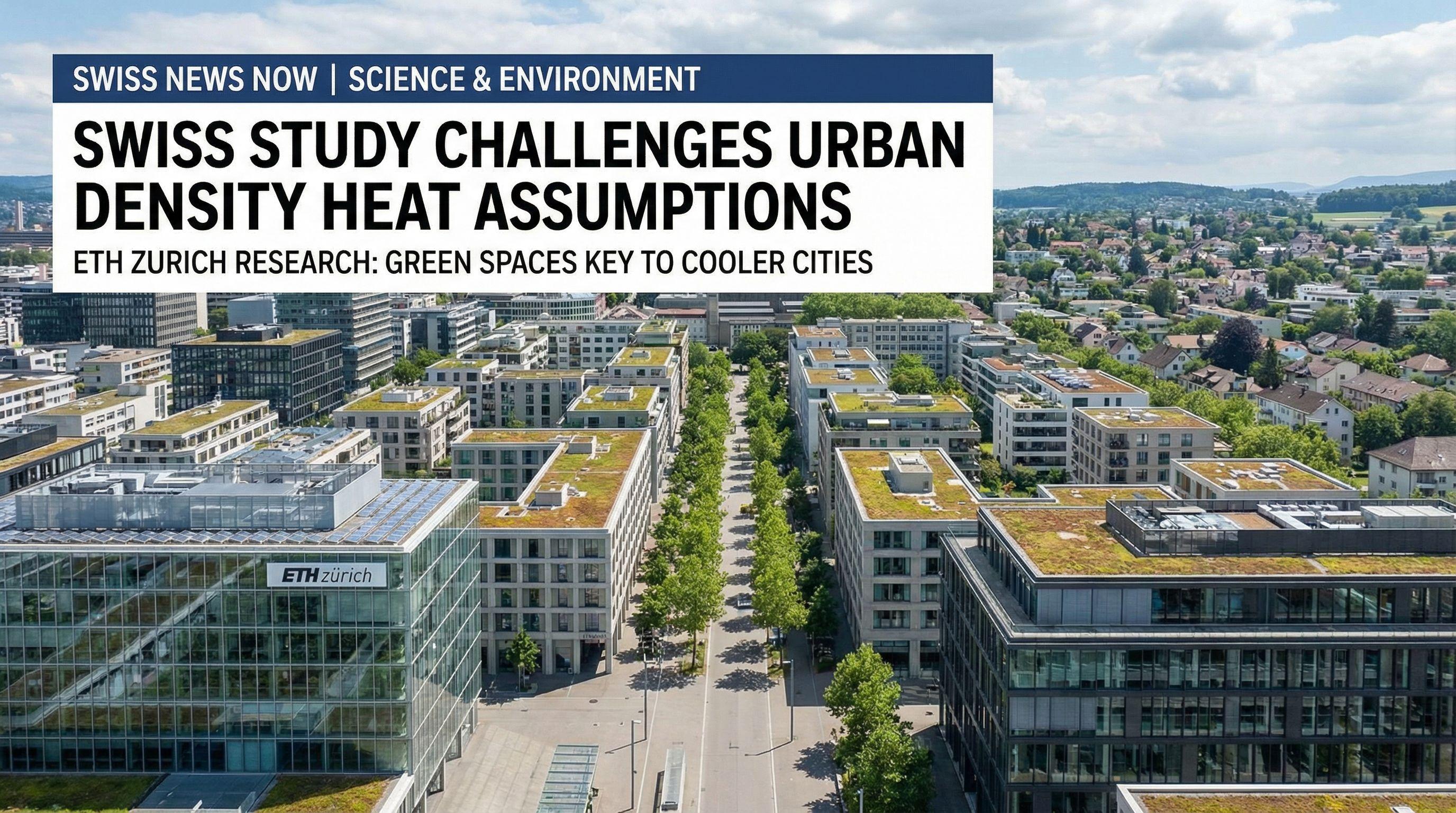 Swiss Study Challenges Urban Density Heat Assumptions