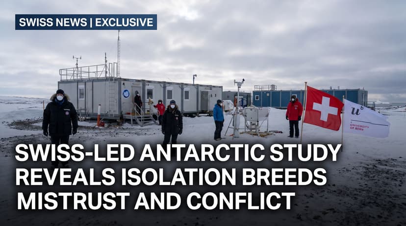 Swiss-Led Antarctic Study Reveals Isolation Breeds Mistrust and Conflict