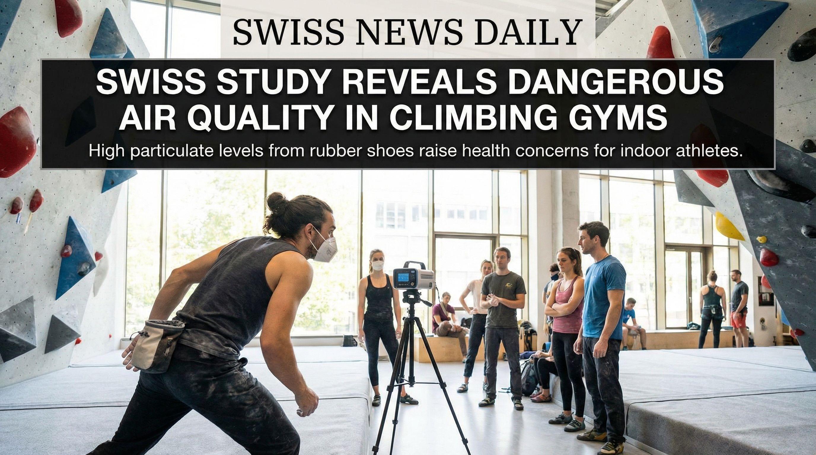 Swiss Study Reveals Dangerous Air Quality in Climbing Gyms