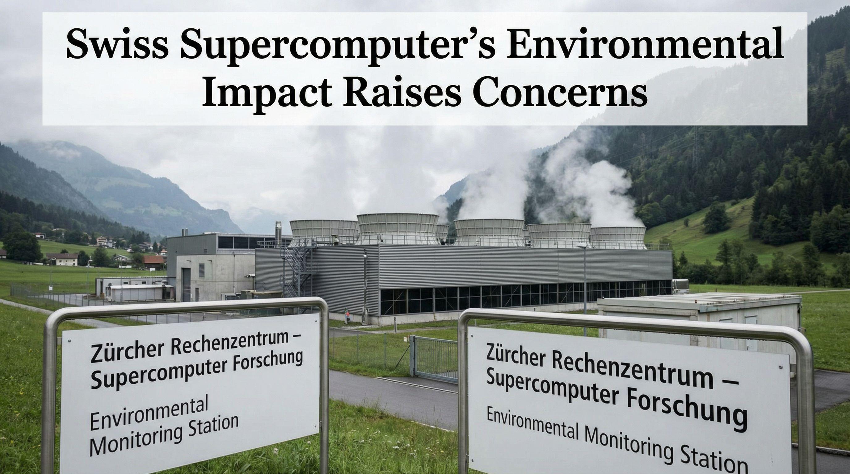 Swiss Supercomputer's Environmental Impact Raises Concerns