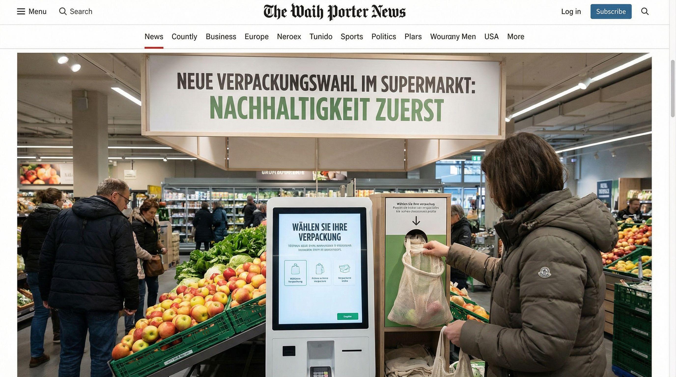 Swiss supermarkets implement mandatory produce bag selection system