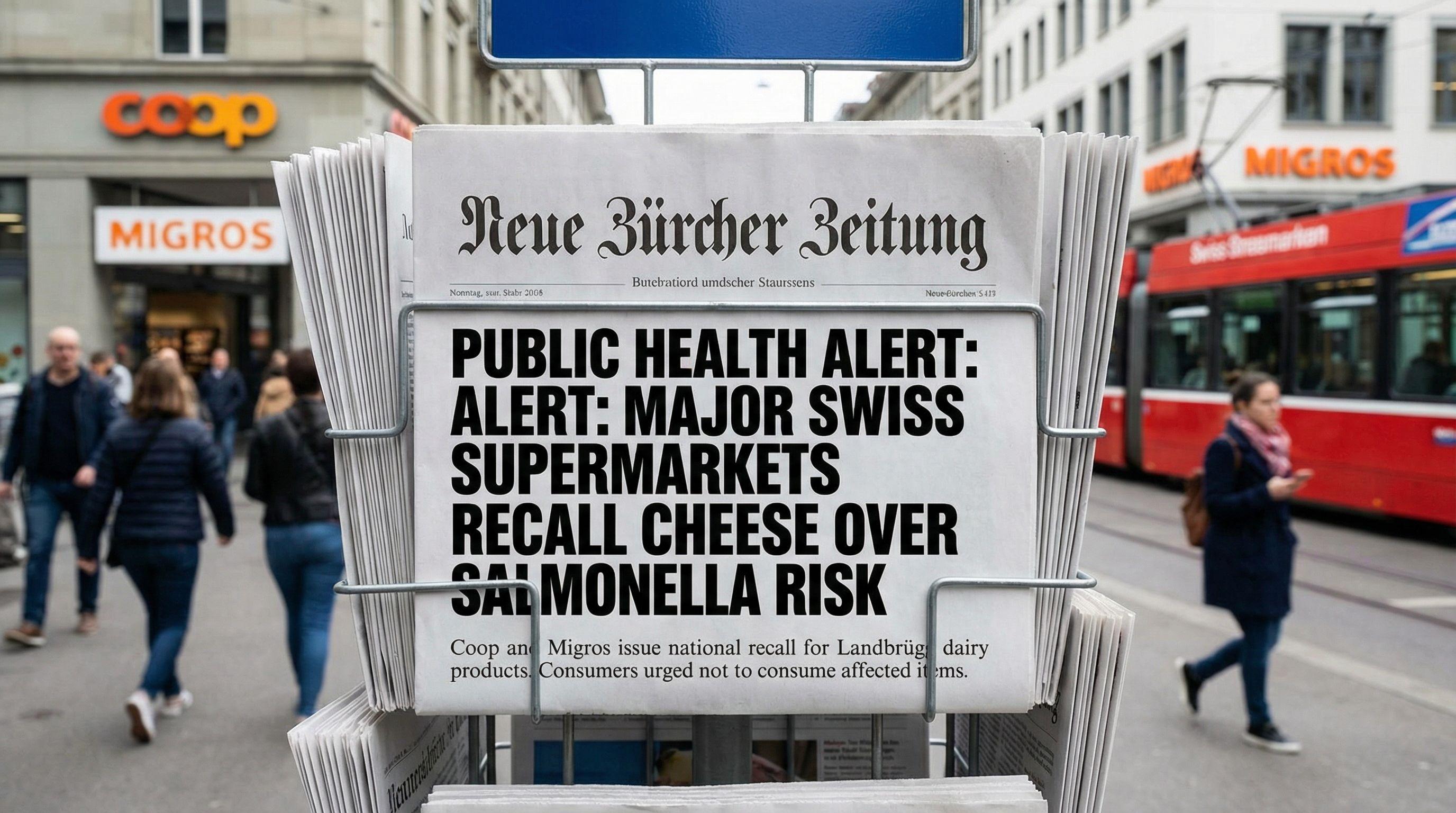 Public Health Alert: Major Swiss Supermarkets Recall Cheese Over Salmonella Risk