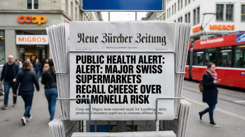 Public Health Alert: Major Swiss Supermarkets Recall Cheese Over Salmonella Risk