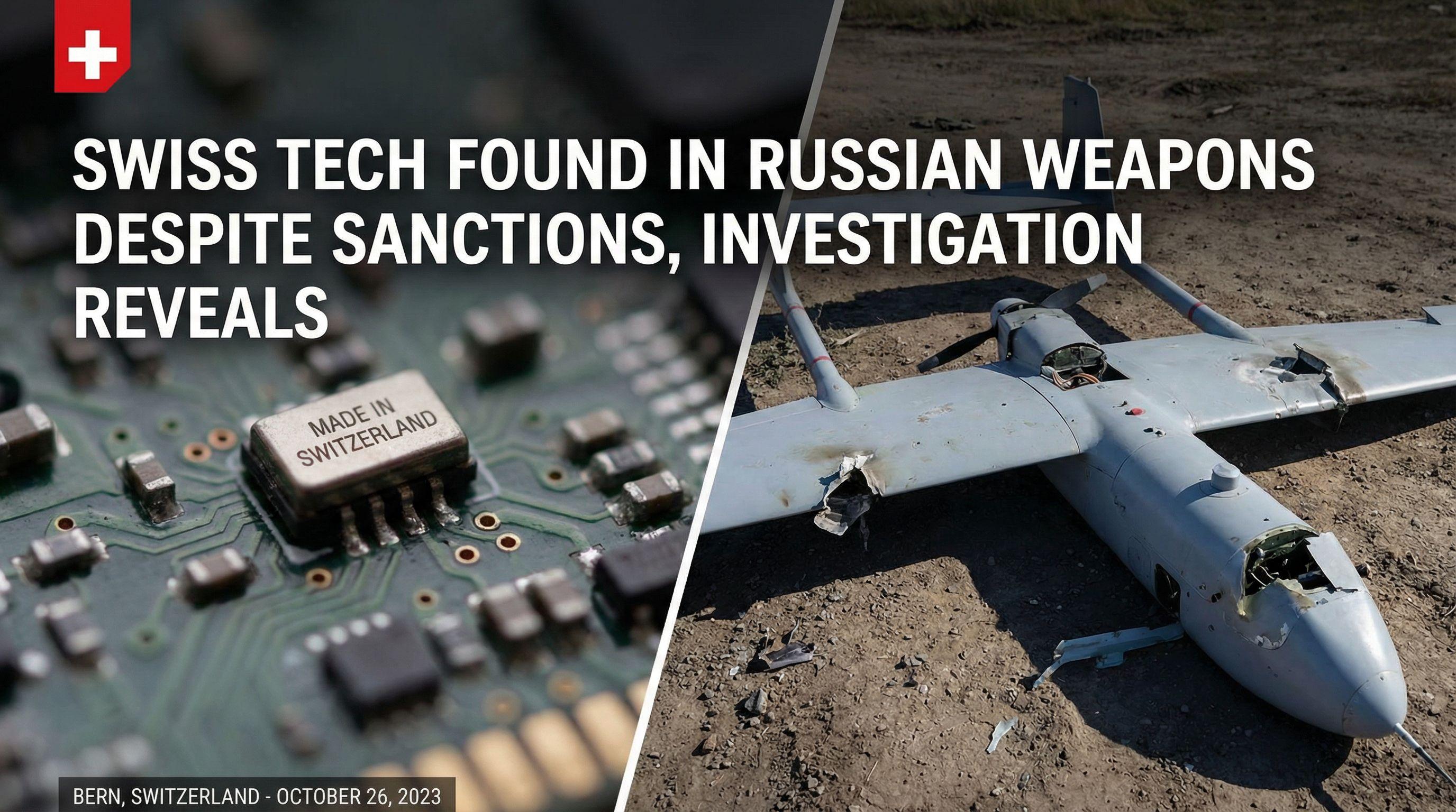 Swiss Tech Found in Russian Weapons Despite Sanctions, Investigation Reveals