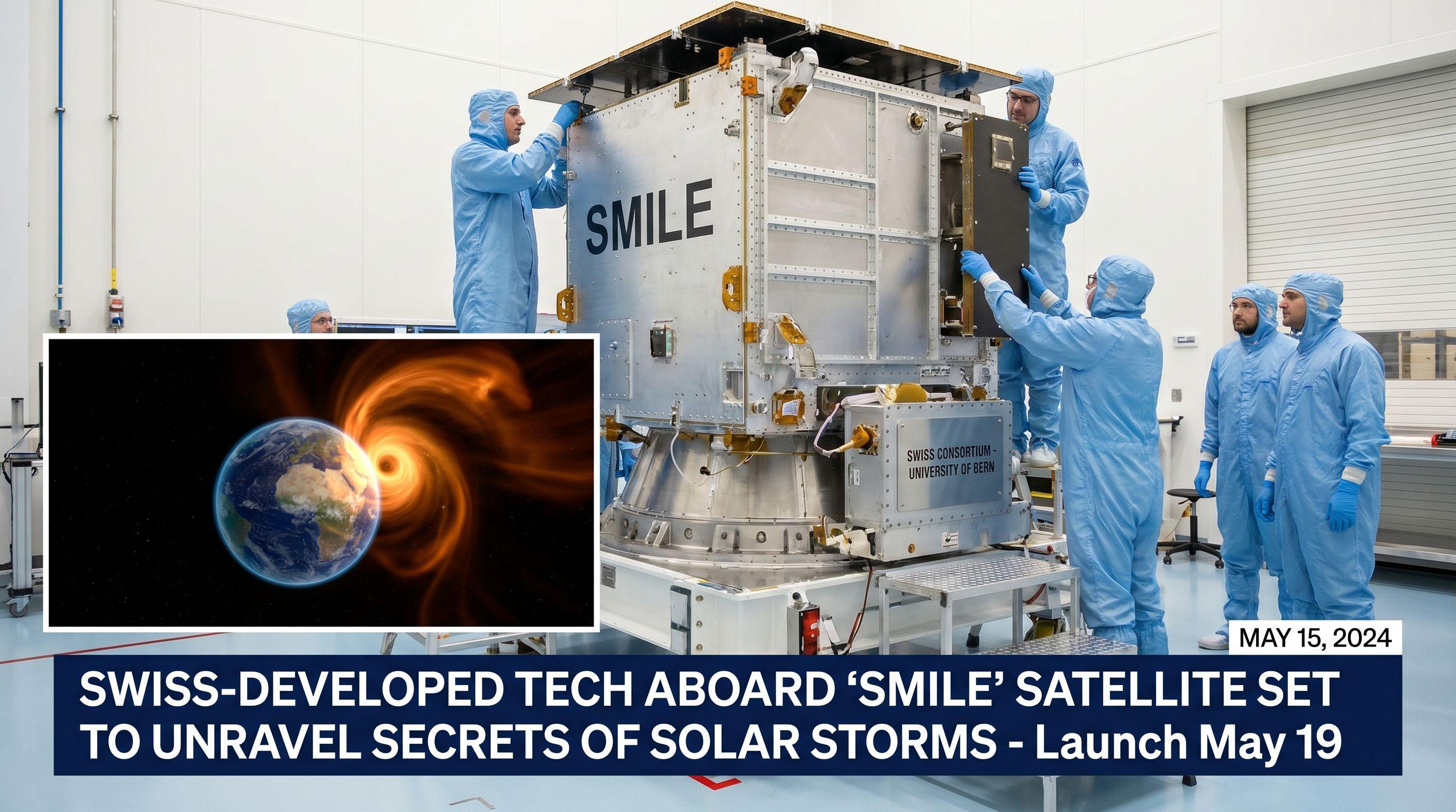 Swiss-Developed Tech Aboard 'Smile' Satellite Set to Unravel Secrets of Solar Storms