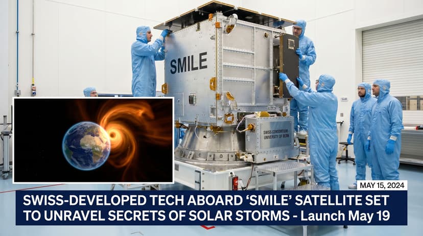 Swiss-Developed Tech Aboard 'Smile' Satellite Set to Unravel Secrets of Solar Storms