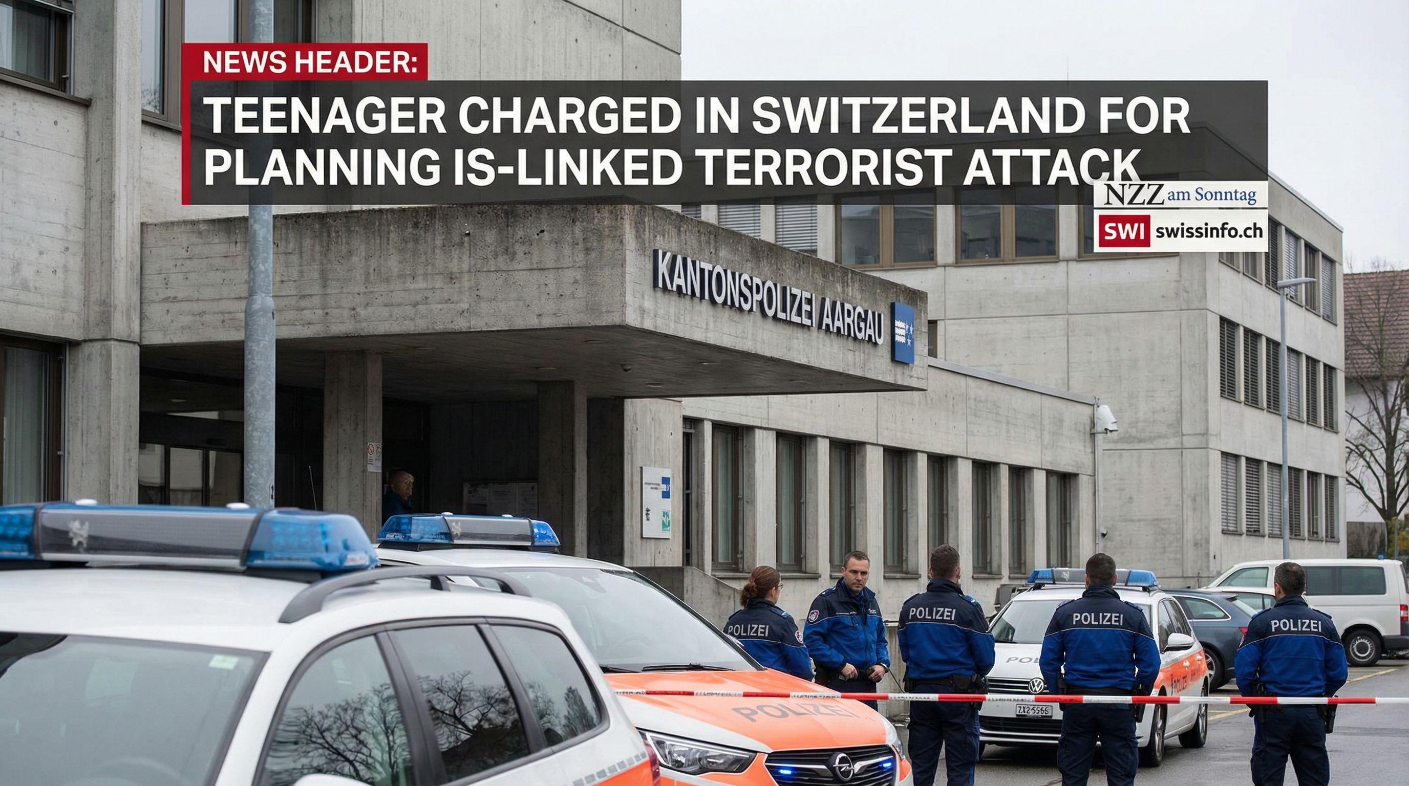 Teenager Charged in Switzerland for Planning IS-Linked Terrorist Attack