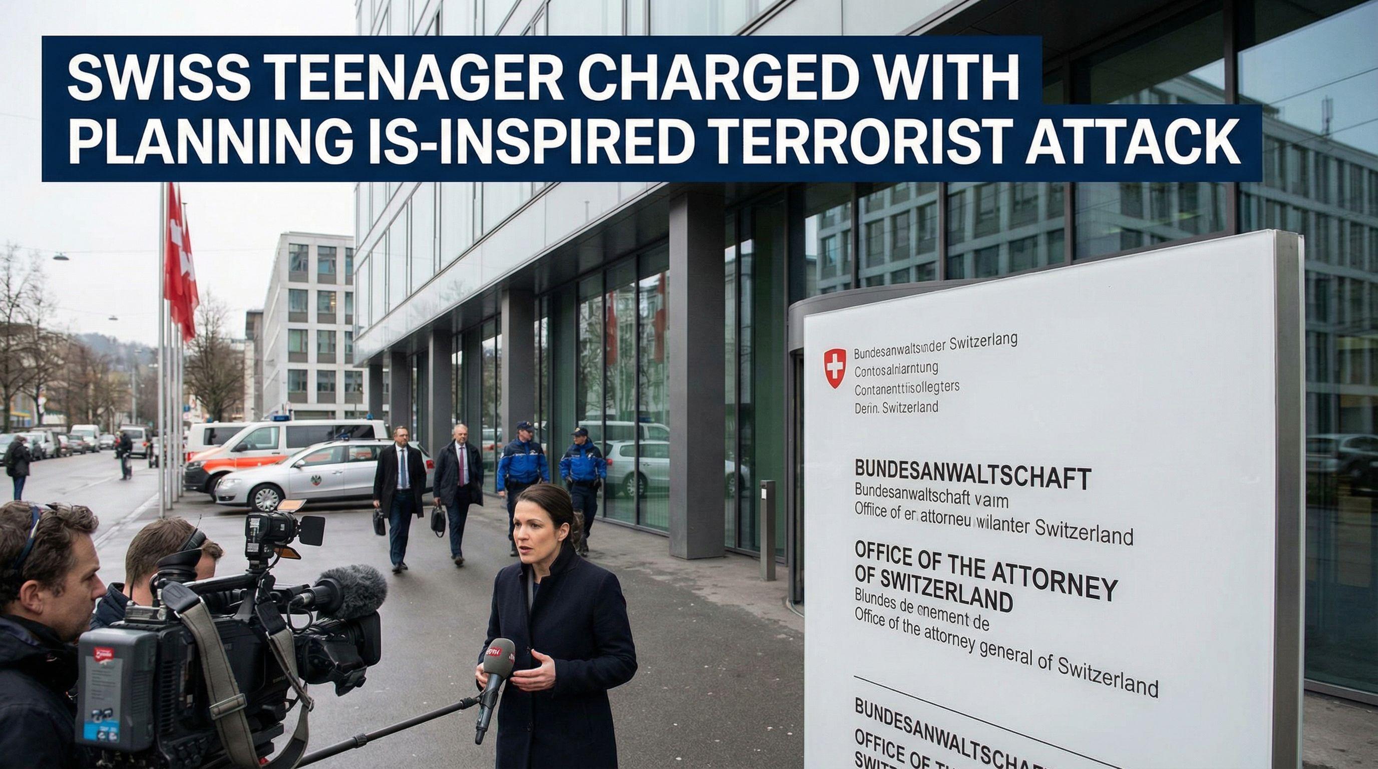 Swiss Teenager Charged with Planning IS-Inspired Terrorist Attack