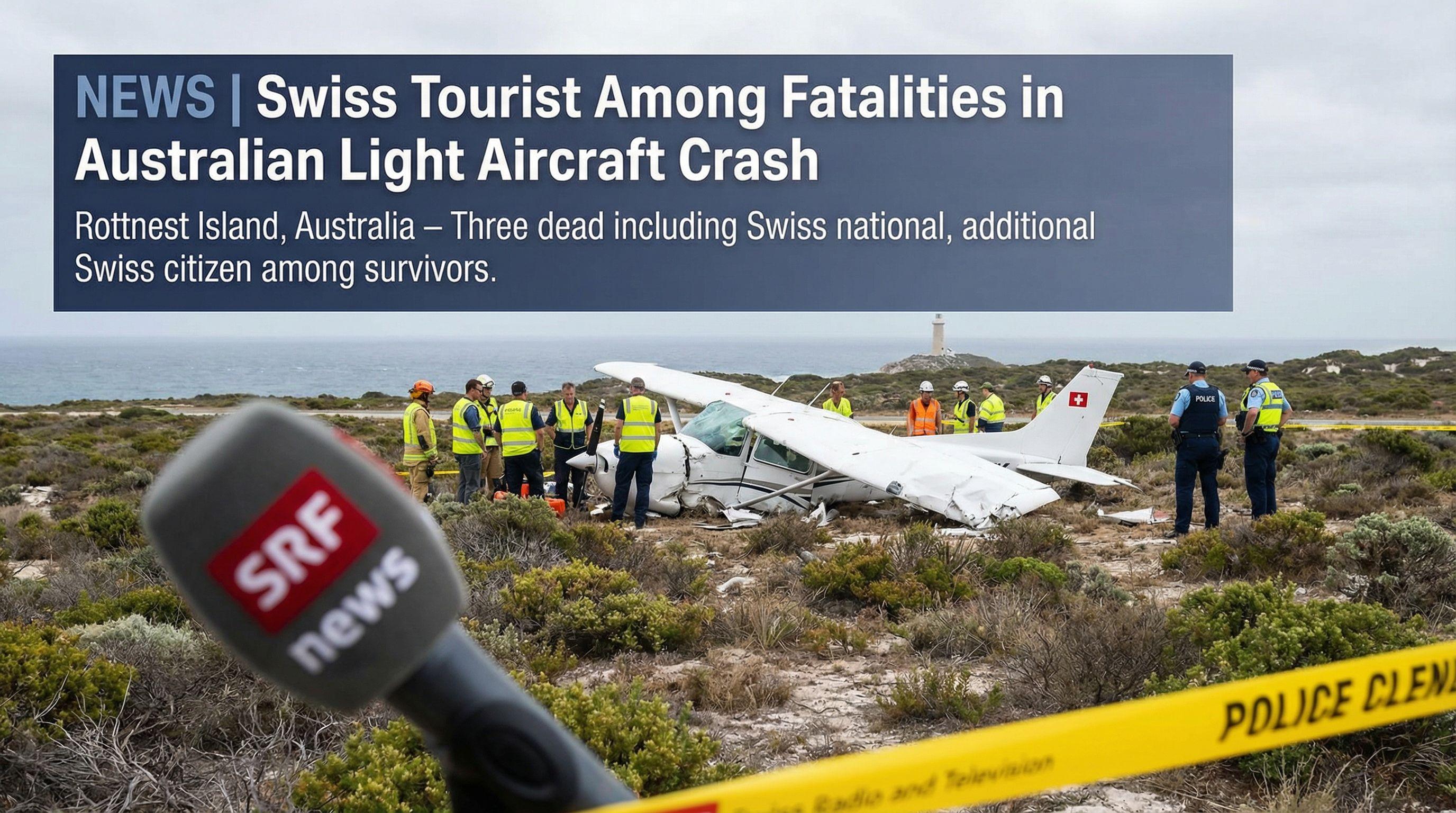 Swiss Tourist Among Fatalities in Australian Light Aircraft Crash