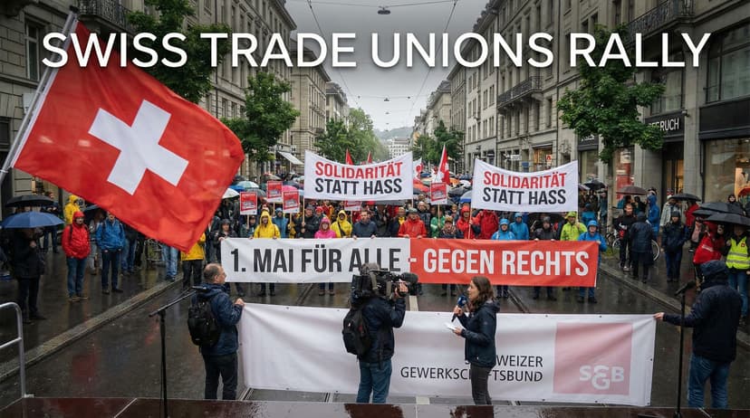 Swiss Trade Unions Rally for May 1st Against 'Right-Wing Extremism'