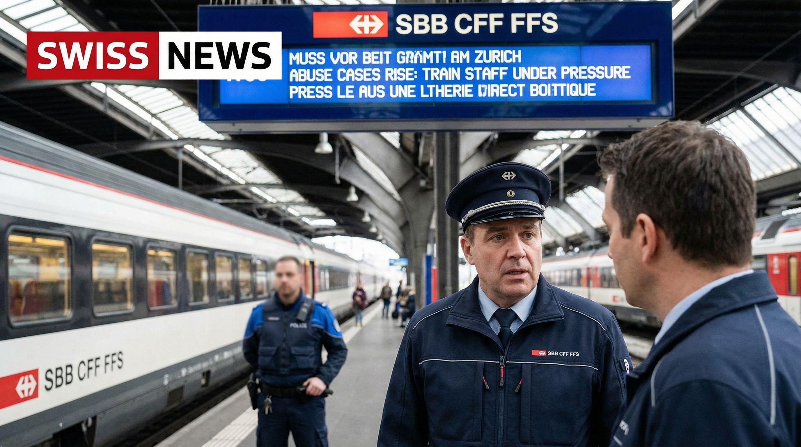 Swiss Train Staff Face Rising Abuse Cases