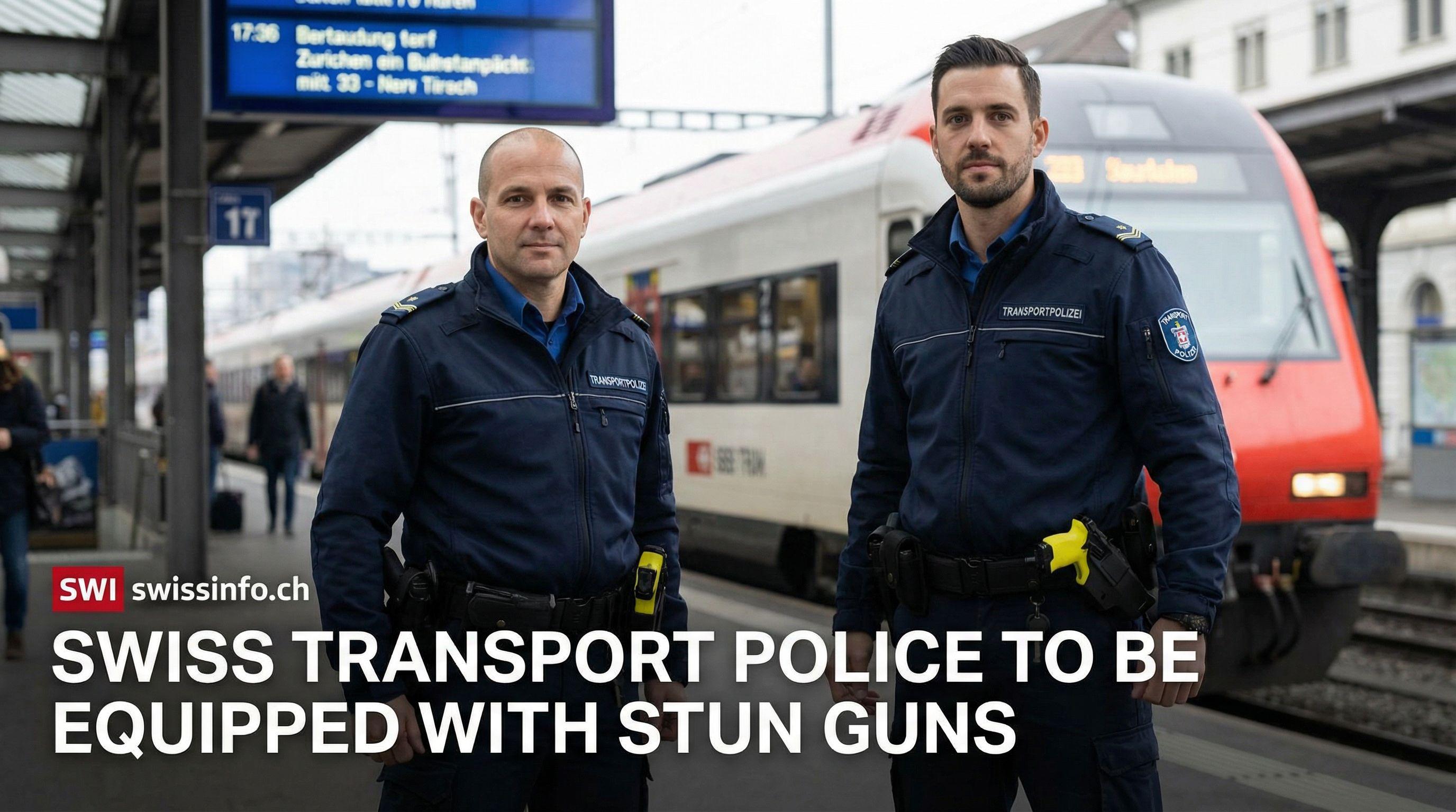Swiss Transport Police to be Equipped with Stun Guns