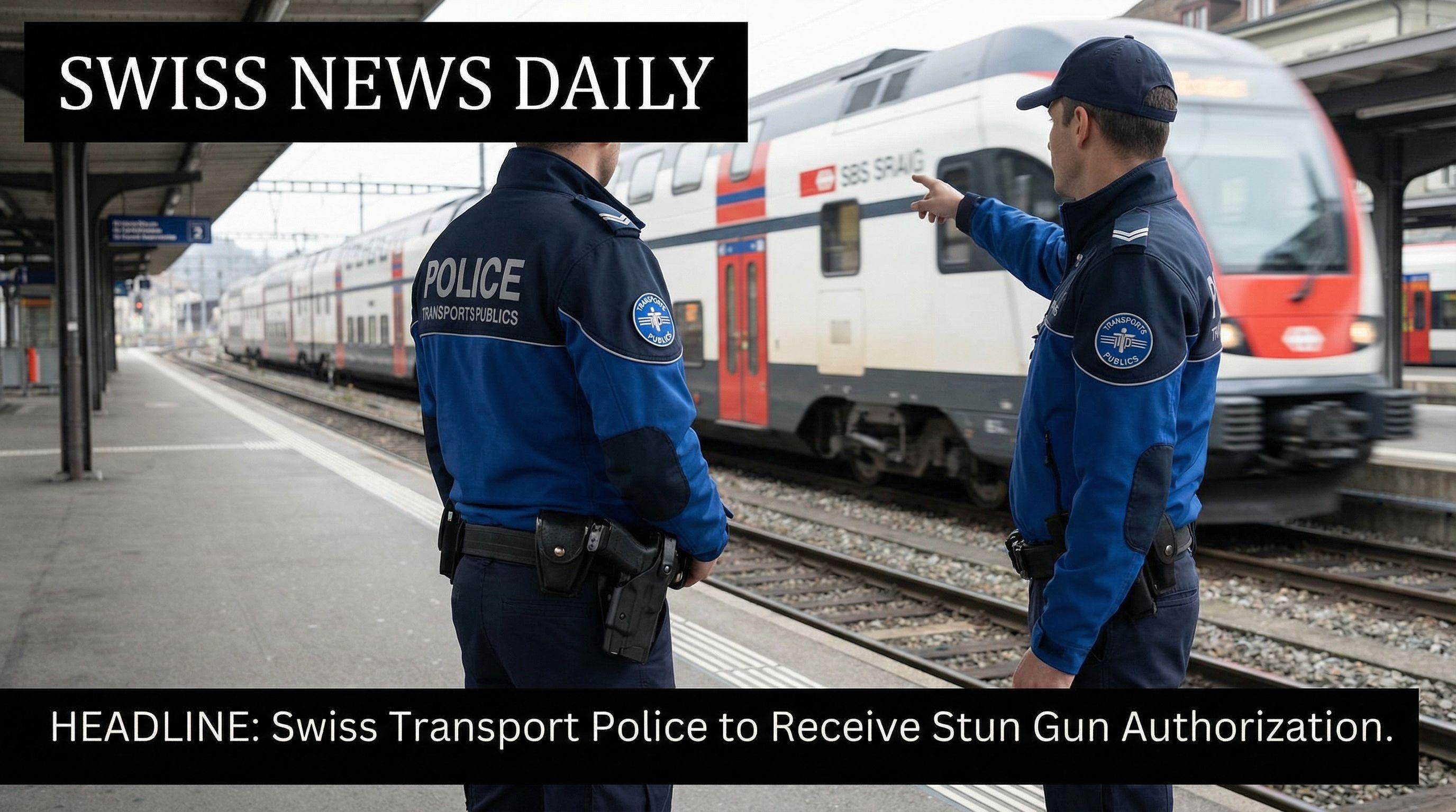 Swiss Transport Police to Receive Stun Gun Authorization