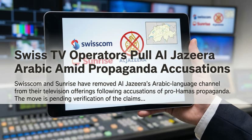 Swiss TV Operators Pull Al Jazeera Arabic Amid Propaganda Accusations