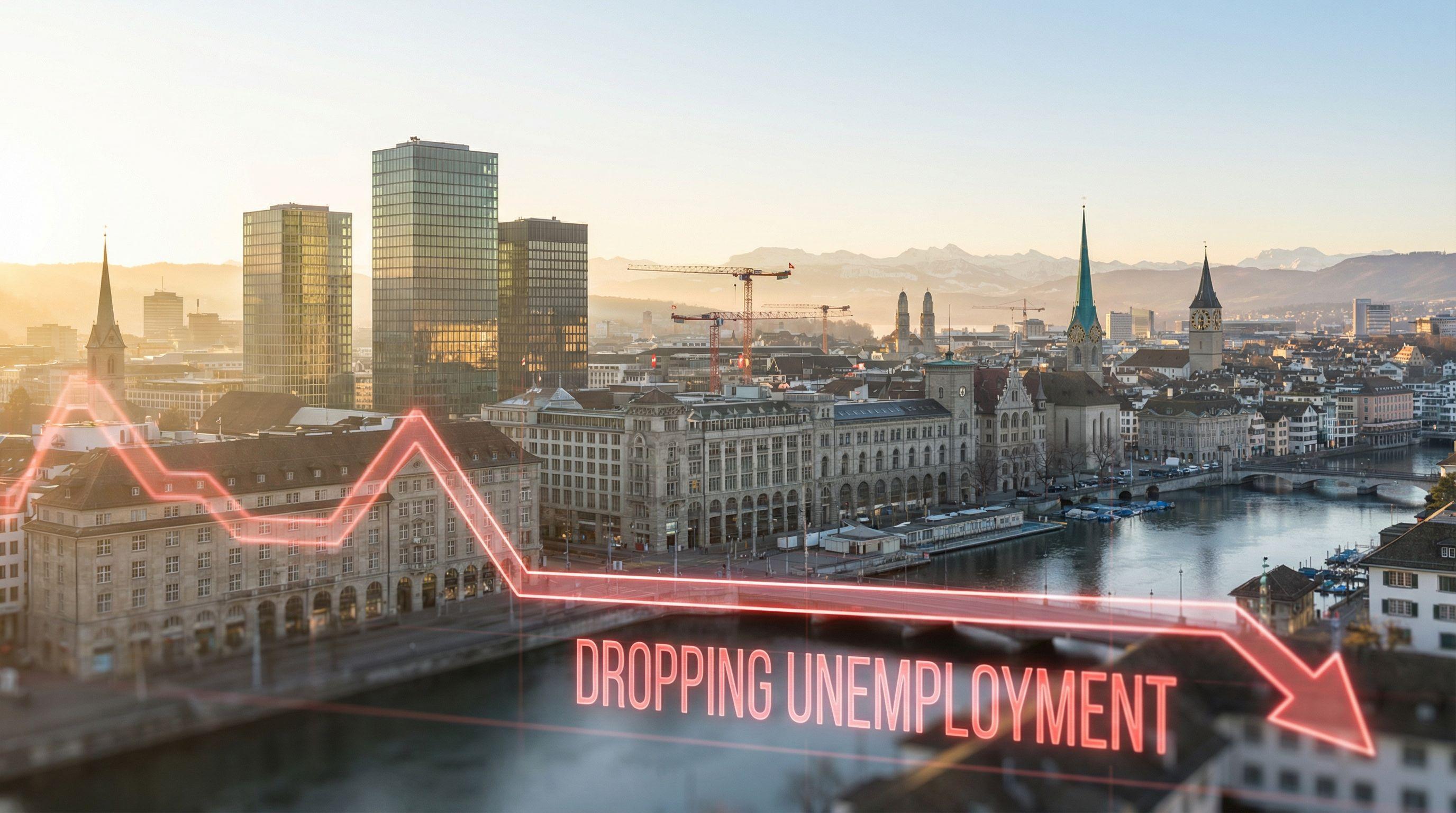 Swiss Unemployment Rate Drops to 2.8%
