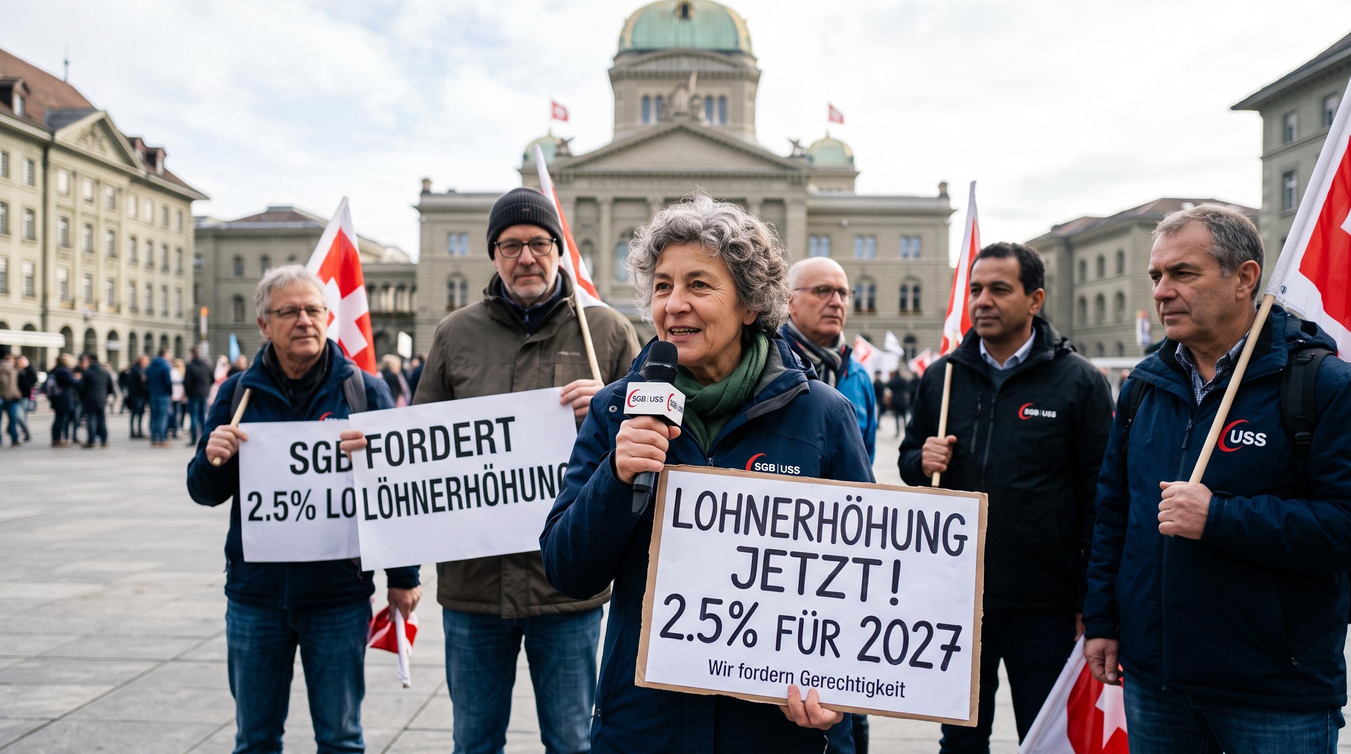 Swiss unions demand 2.5% pay rise for 2027
