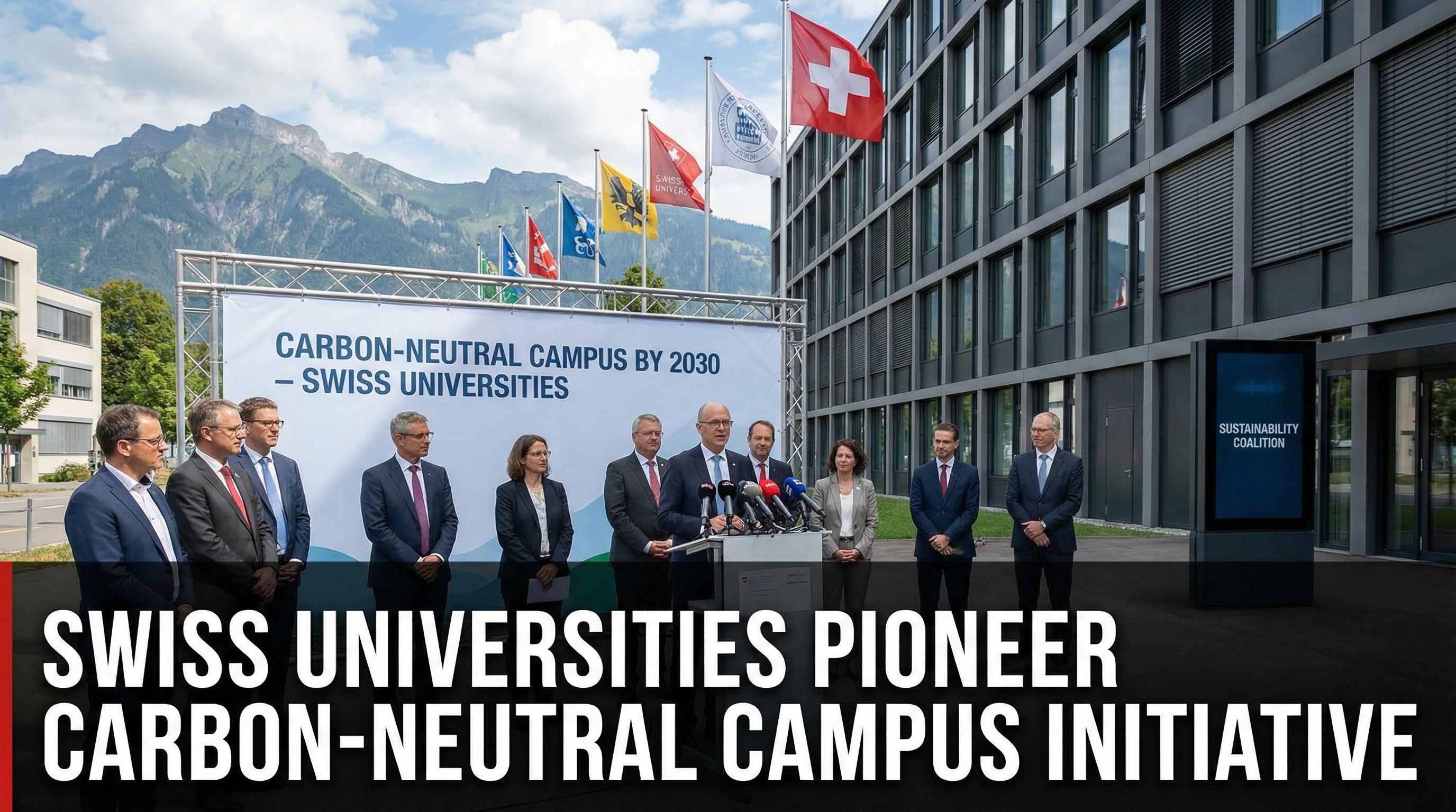Swiss Universities Pioneer Carbon-Neutral Campus Initiative