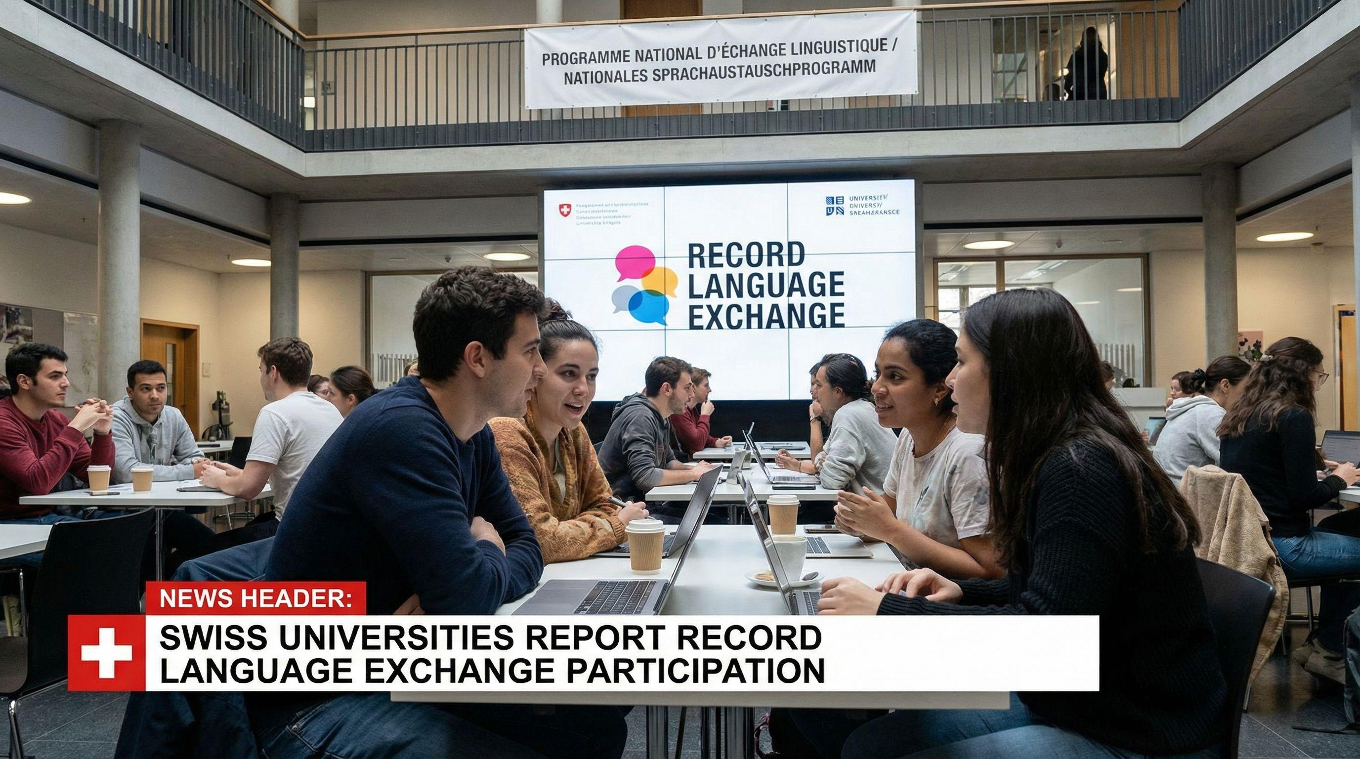 Swiss Universities Report Record Language Exchange Participation