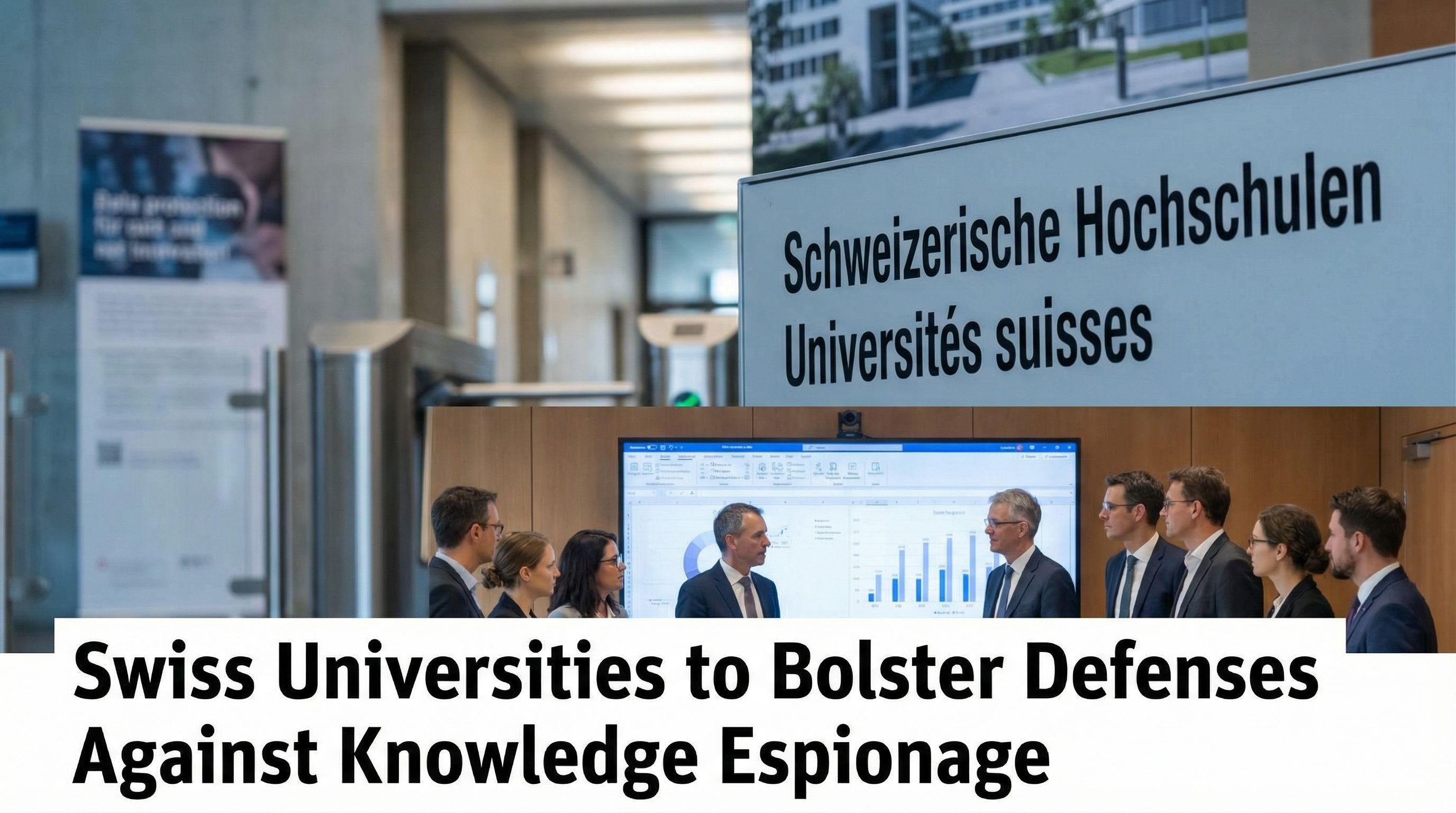 Swiss Universities to Bolster Defenses Against Knowledge Espionage