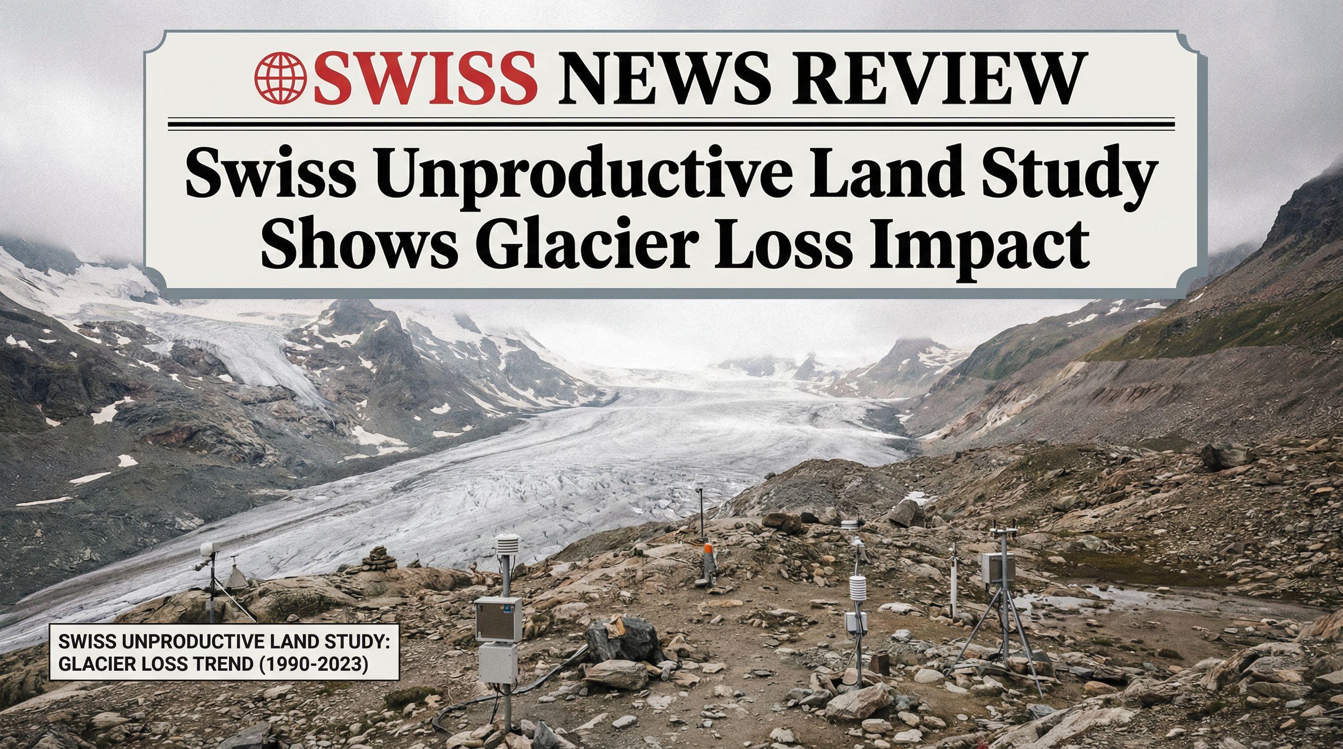 Swiss Unproductive Land Study Shows Glacier Loss Impact
