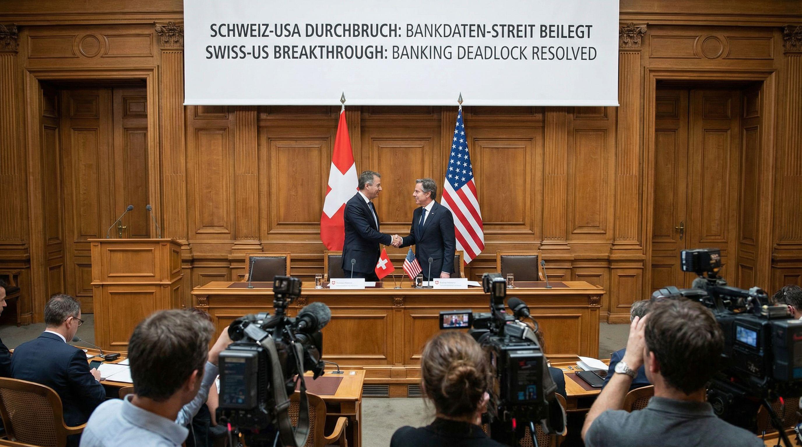 Swiss-US breakthrough: Banking information deadlock resolved
