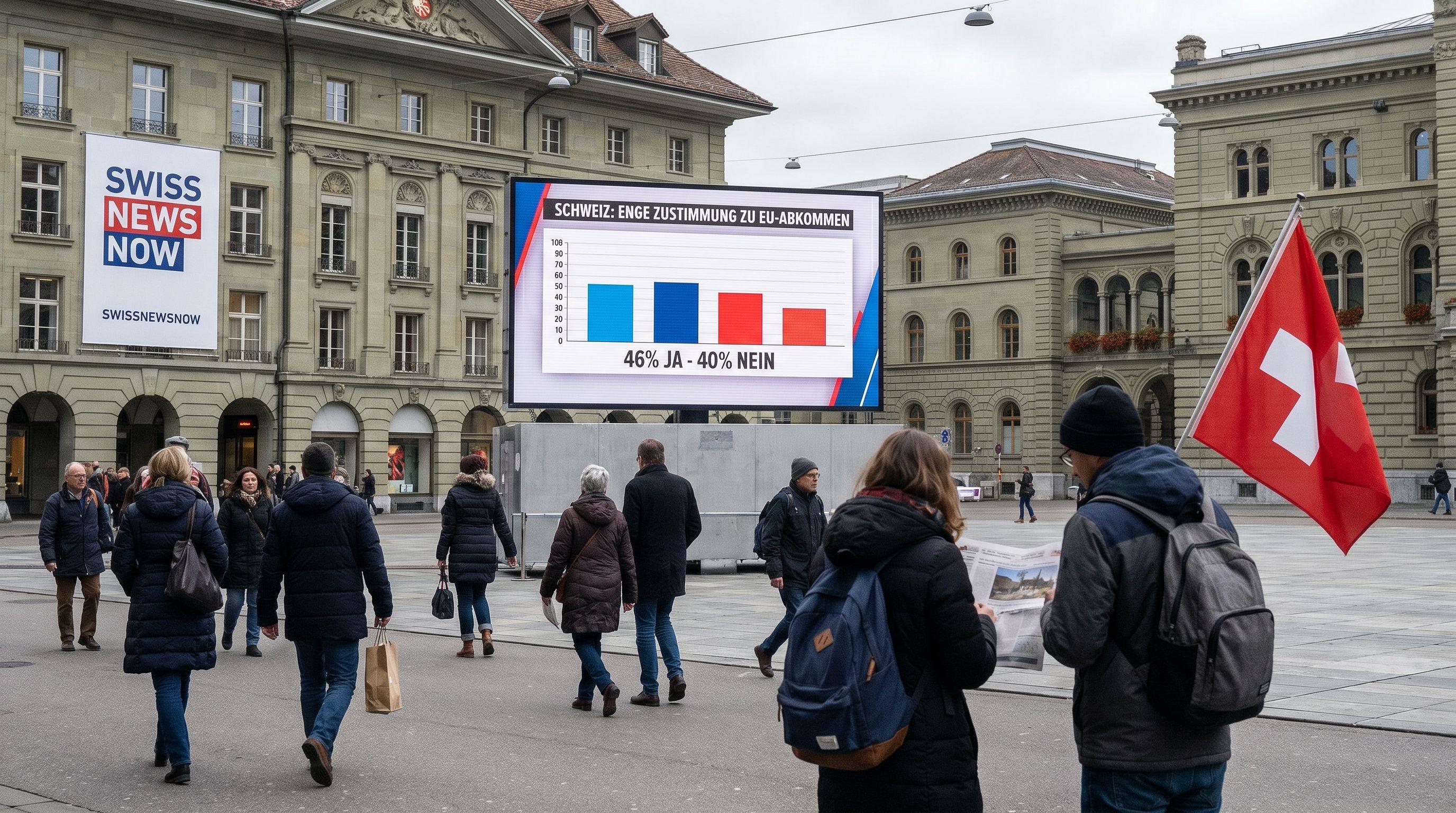 Poll Shows Narrow Public Support for New Bilateral Accords with EU