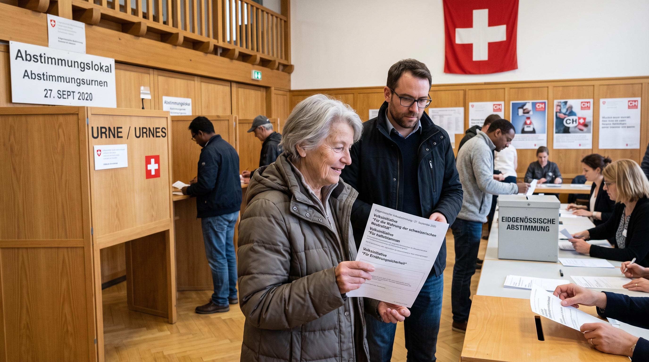 Swiss voters prepare to decide on neutrality and food security