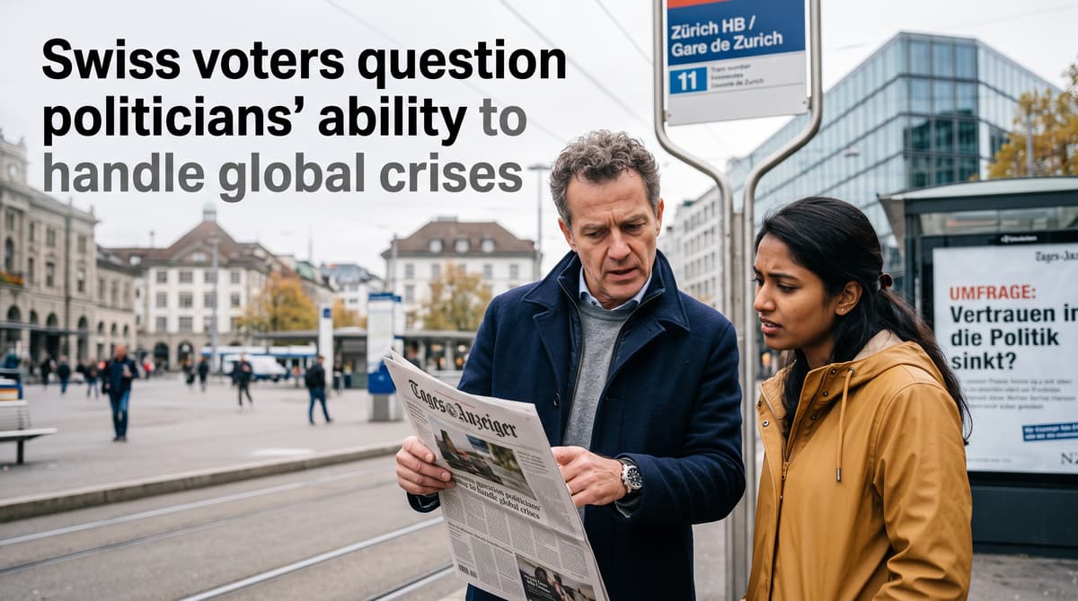 Swiss voters question politicians’ ability to handle global crises
