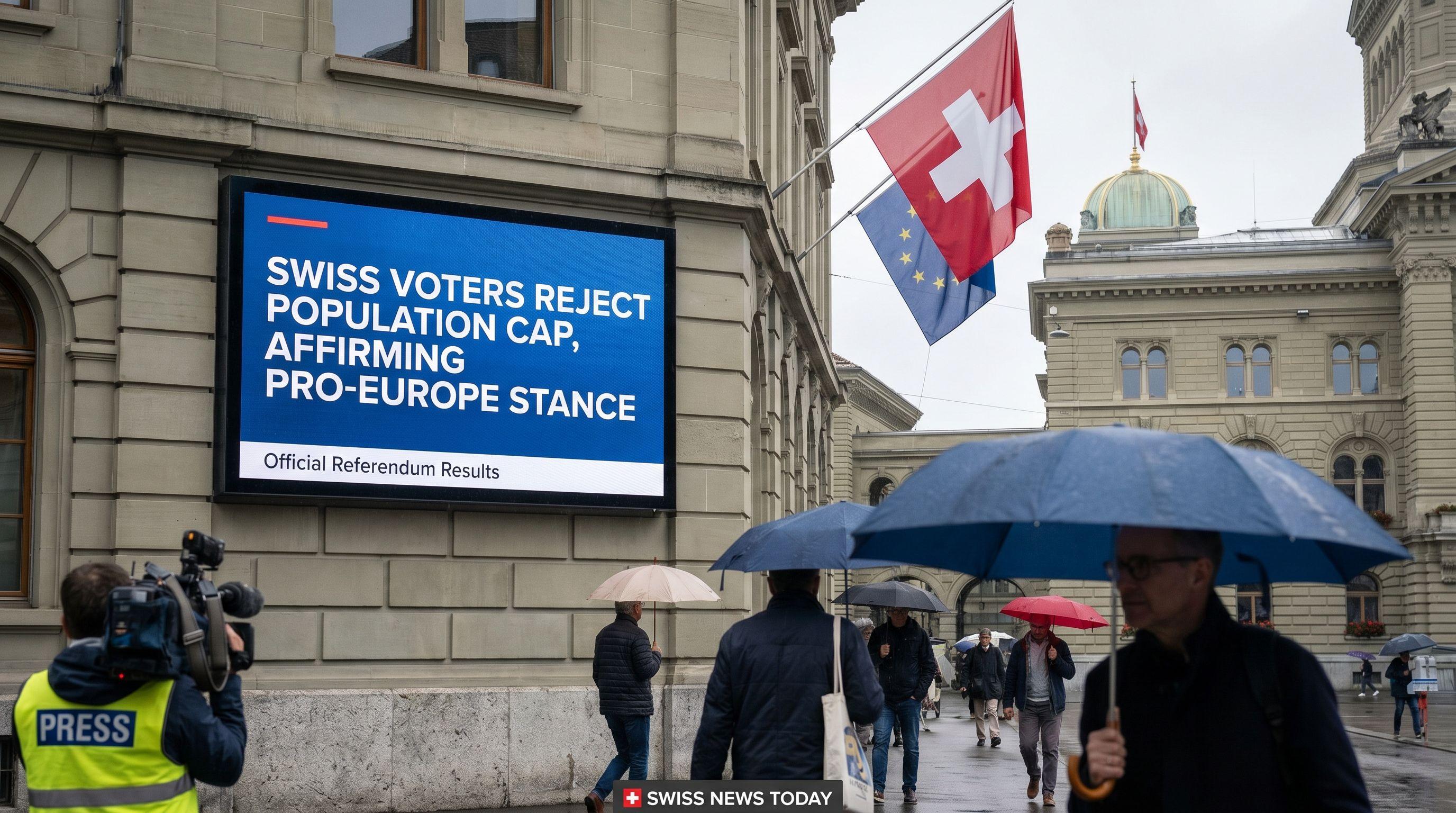 Swiss Voters Reject Population Cap, Affirming Pro-Europe Stance