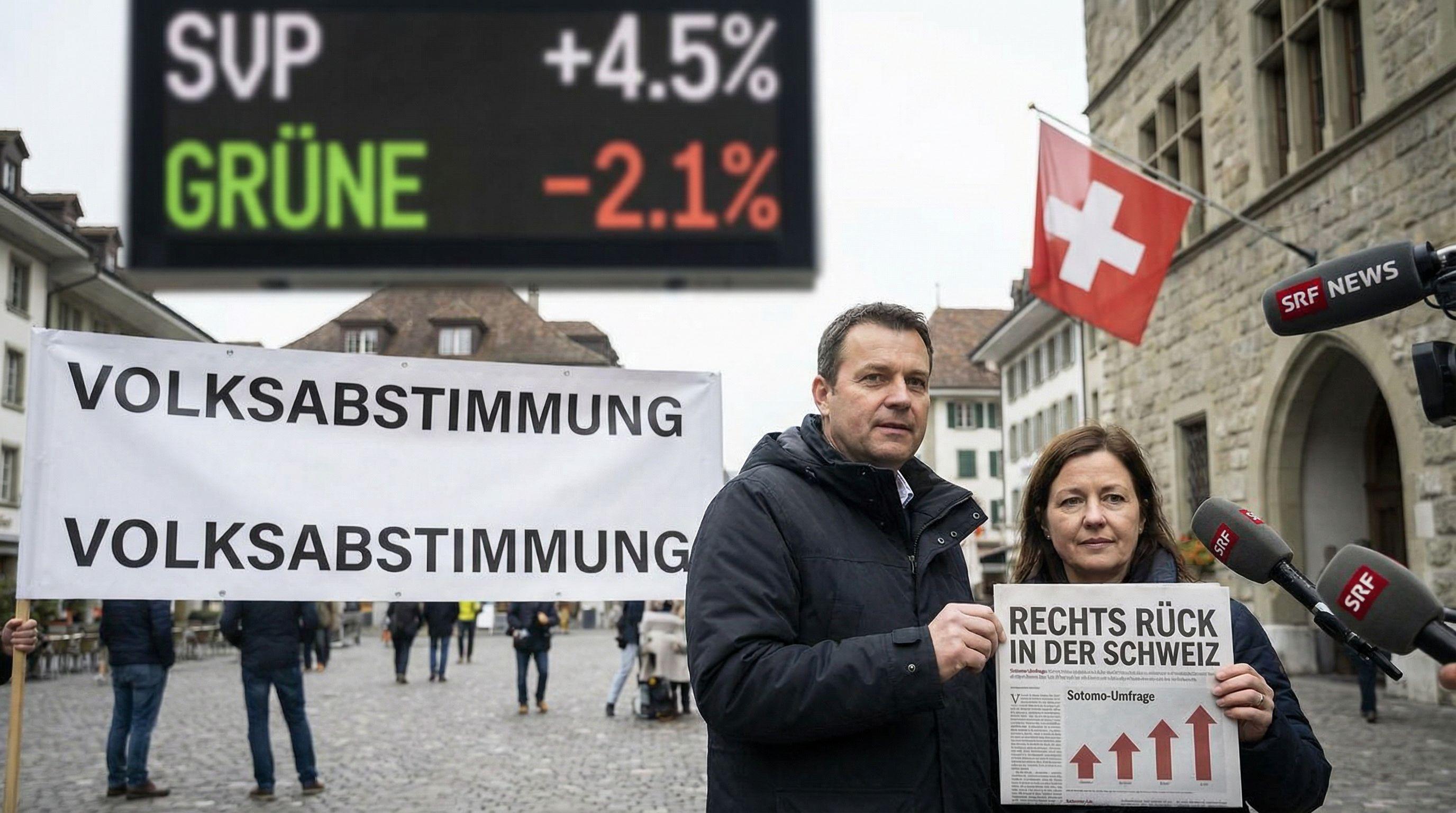 Swiss Voters Show Strong Rightward Shift in Latest Poll