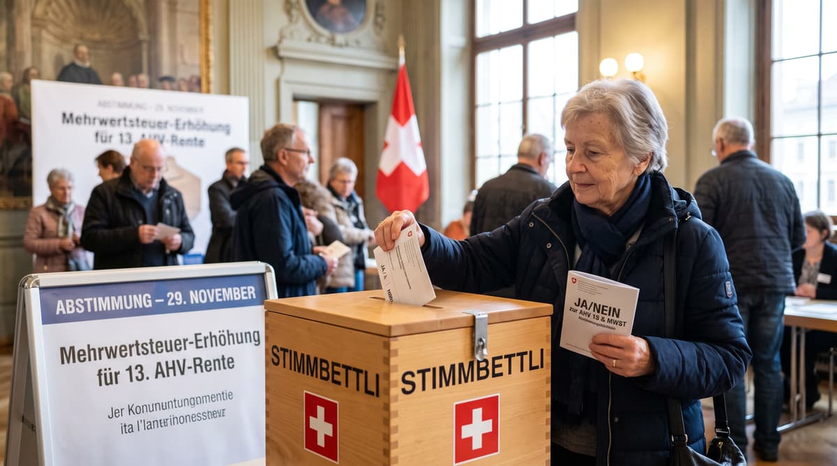 Swiss voters to decide VAT rise for 13th pension payment