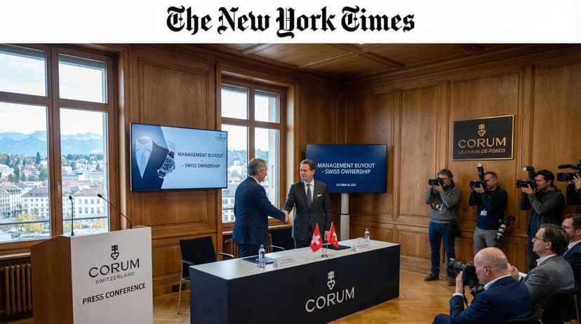 Swiss Watch Brand Corum Returns to Swiss Ownership