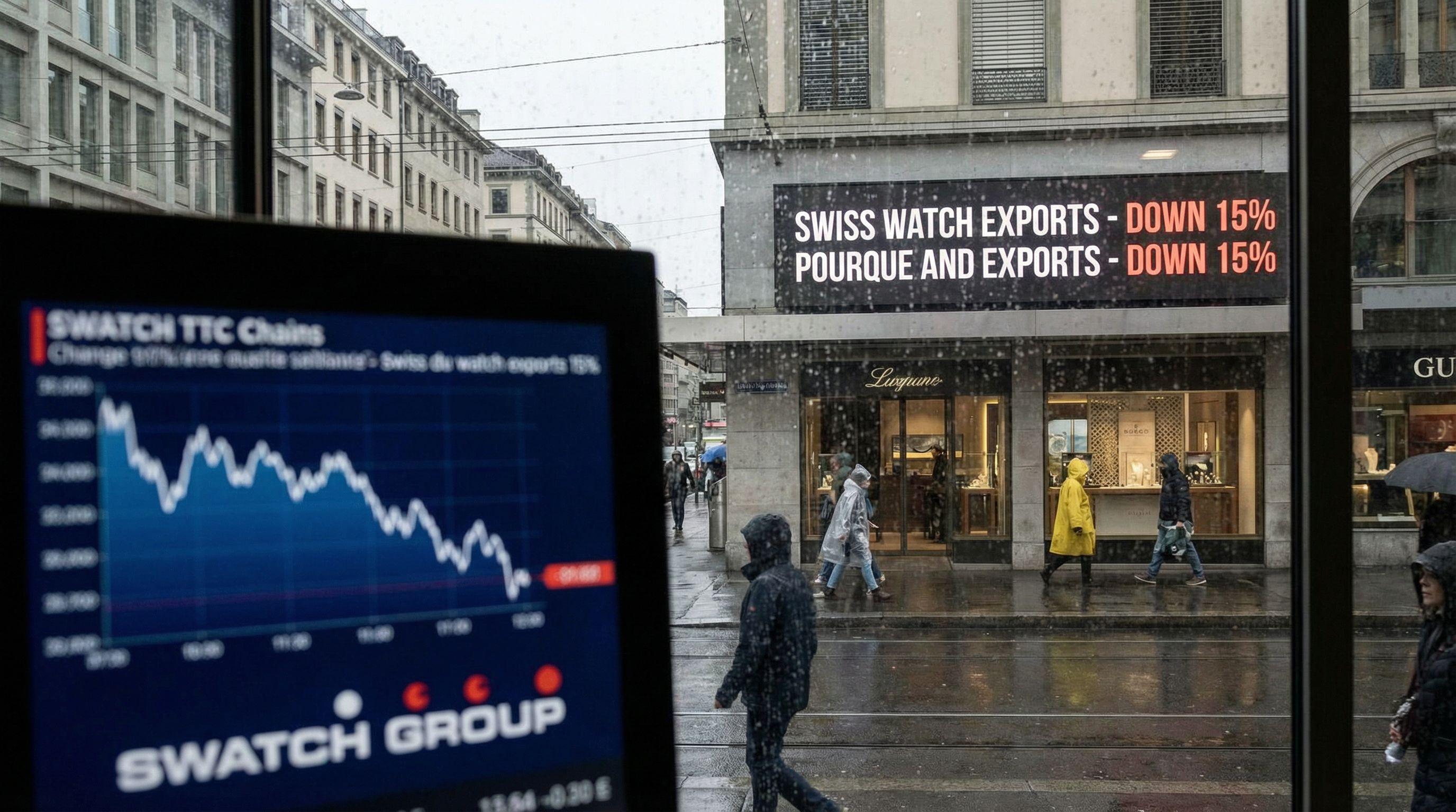 Swiss Watch Industry Under Pressure as Swatch Profits Plummet and Exports Fall