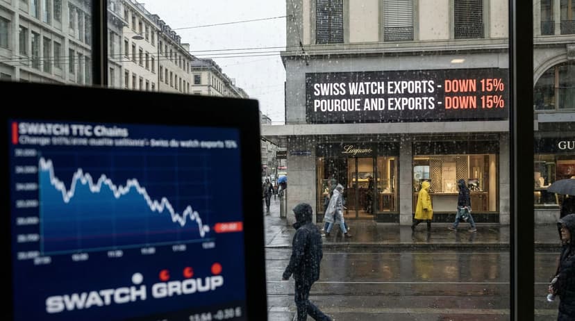 Swiss Watch Industry Under Pressure as Swatch Profits Plummet and Exports Fall